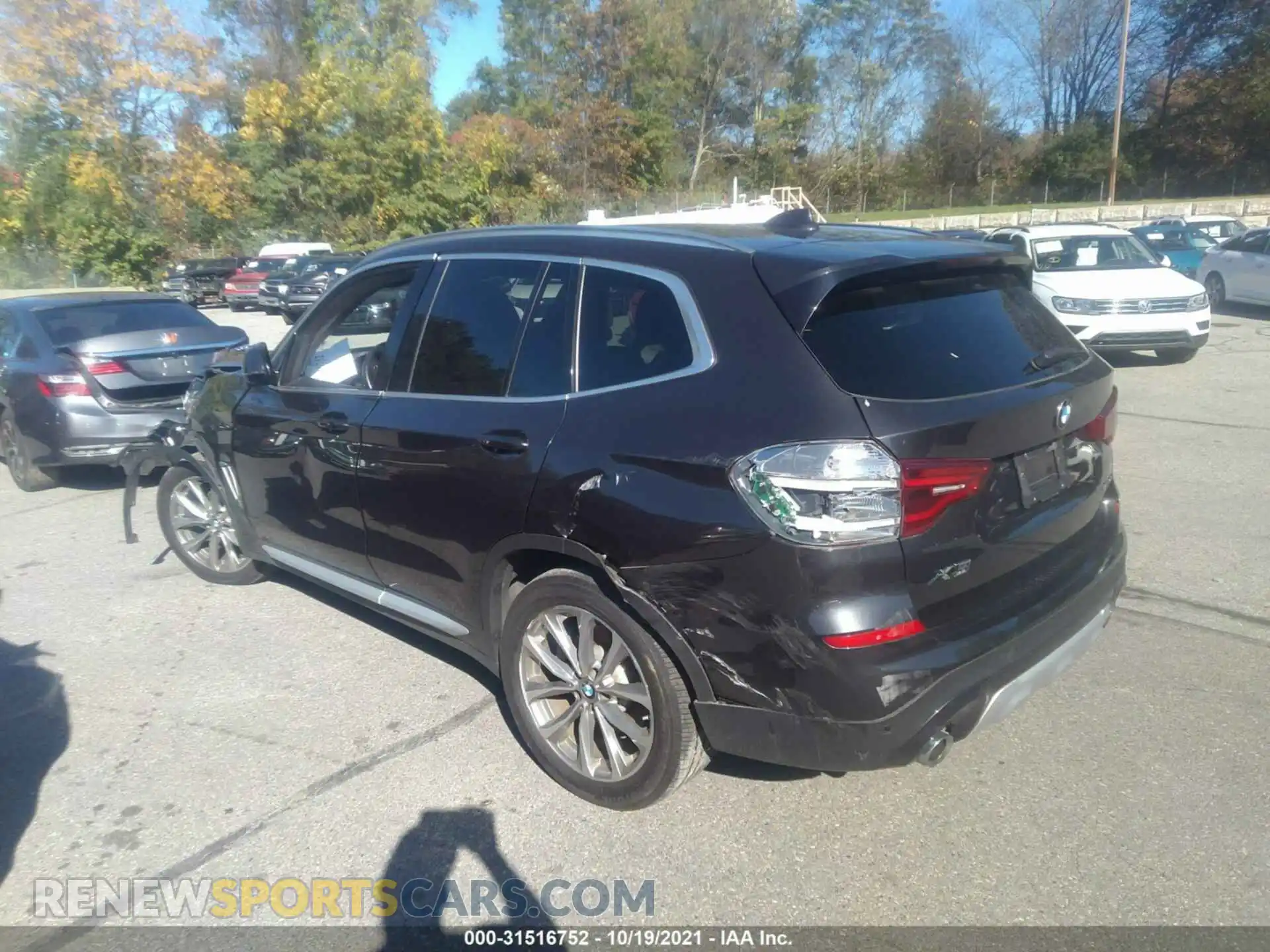 3 fotografías del automóvil dañado 5UXTR9C56KLP83582 BMW X3 2019