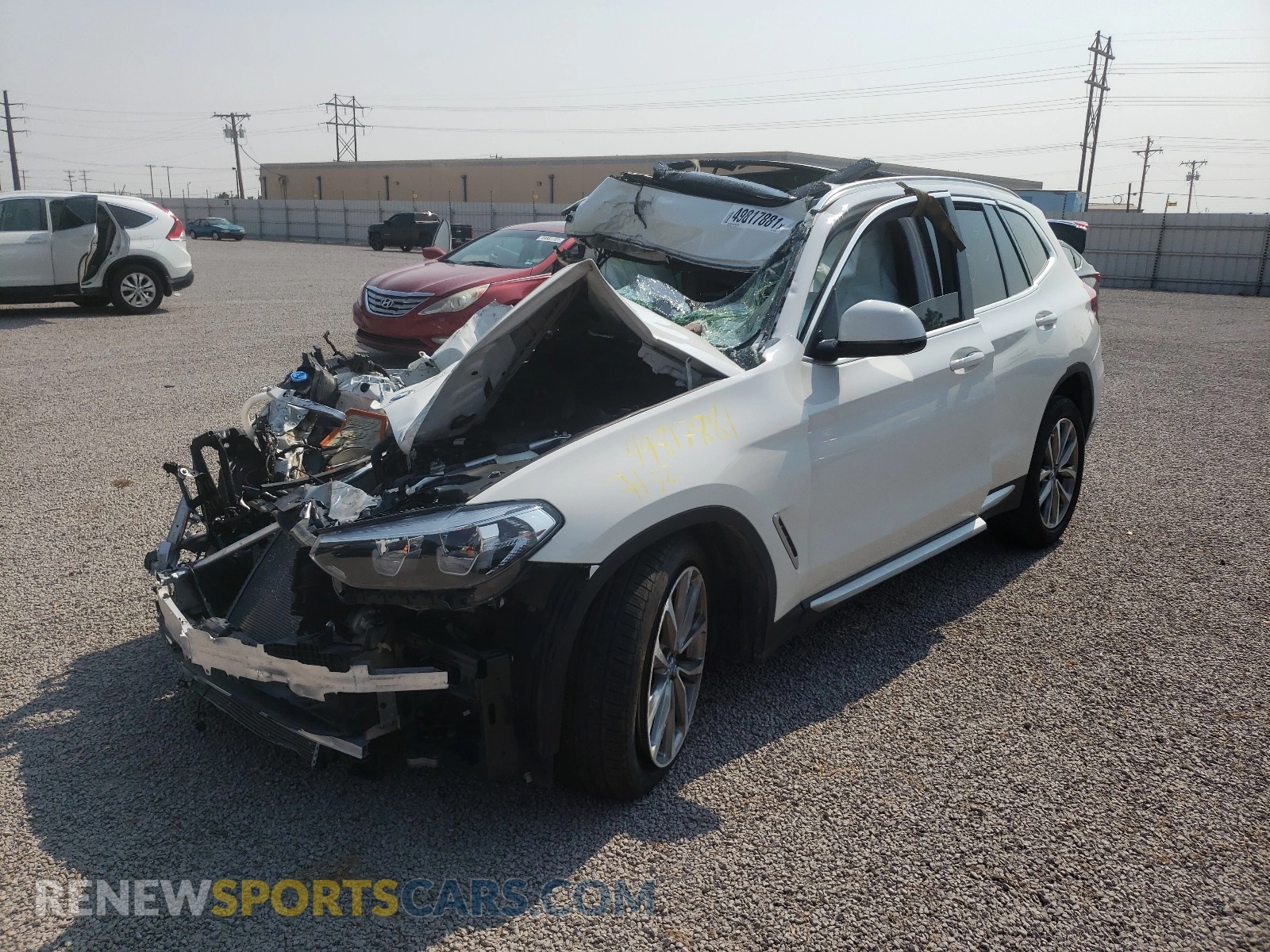 2 fotografías del automóvil dañado 5UXTR9C56KLP88149 BMW X3 2019