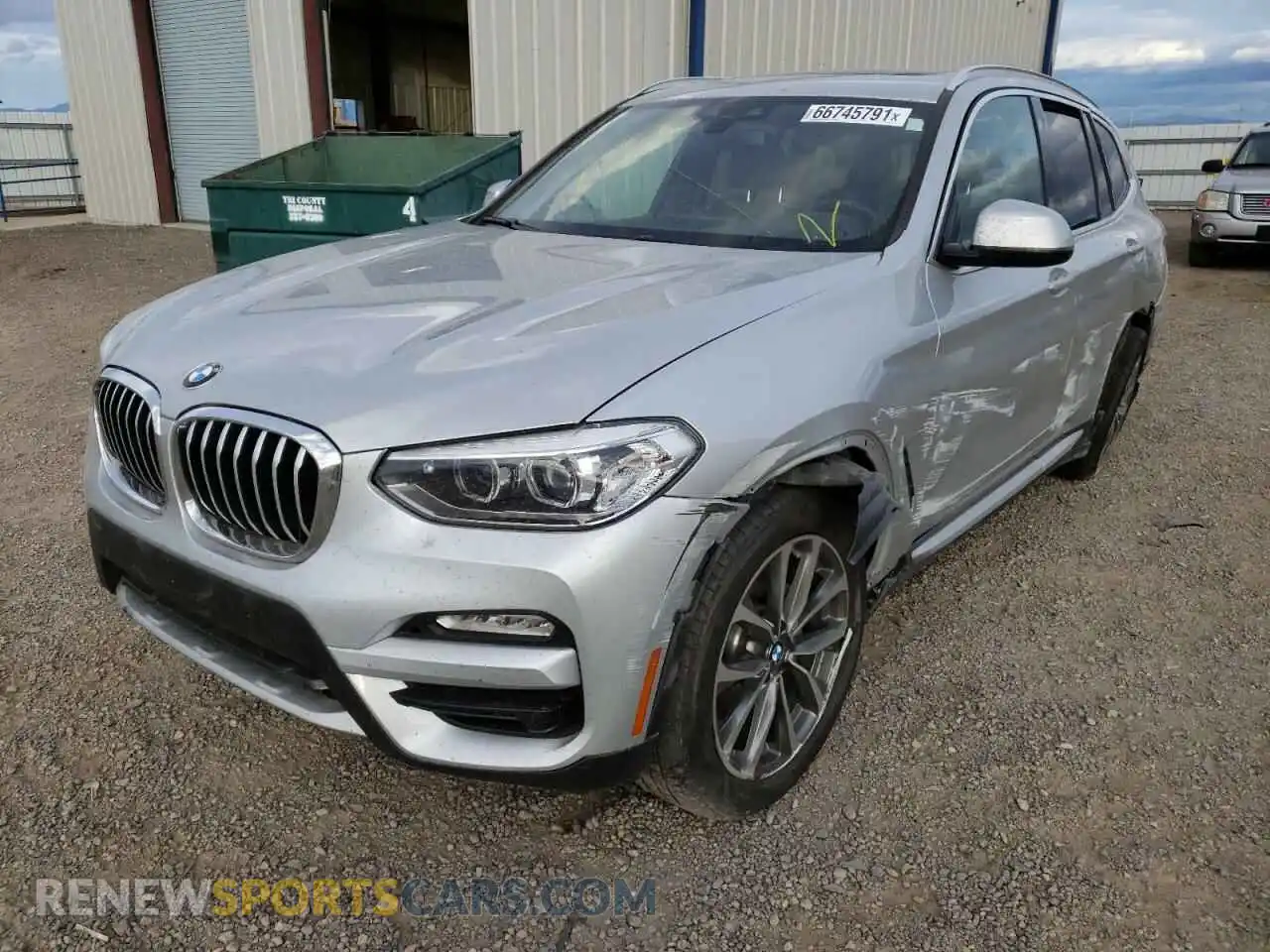 2 Photograph of a damaged car 5UXTR9C56KLP96171 BMW X3 2019