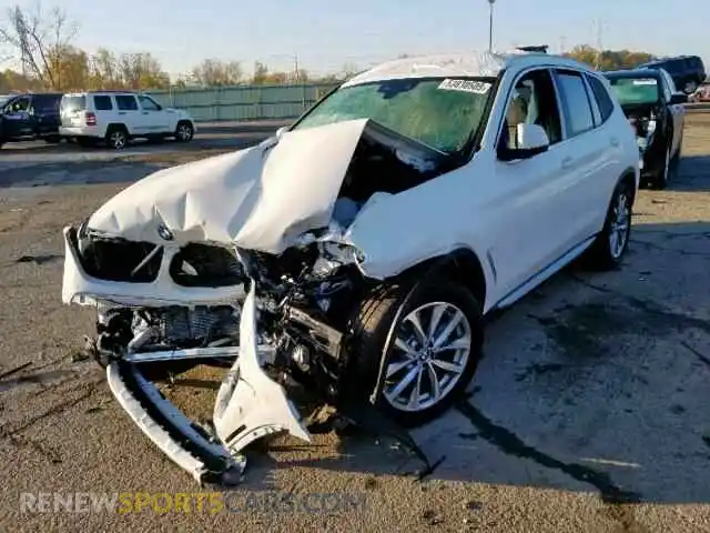 2 Photograph of a damaged car 5UXTR9C56KLP96641 BMW X3 2019