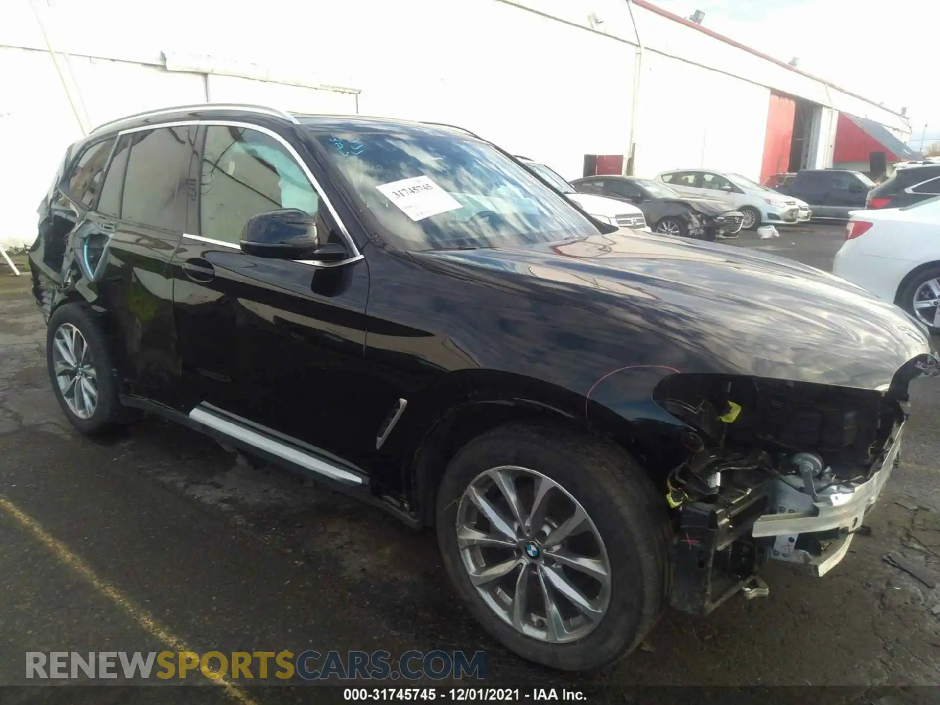 1 Photograph of a damaged car 5UXTR9C56KLR04353 BMW X3 2019