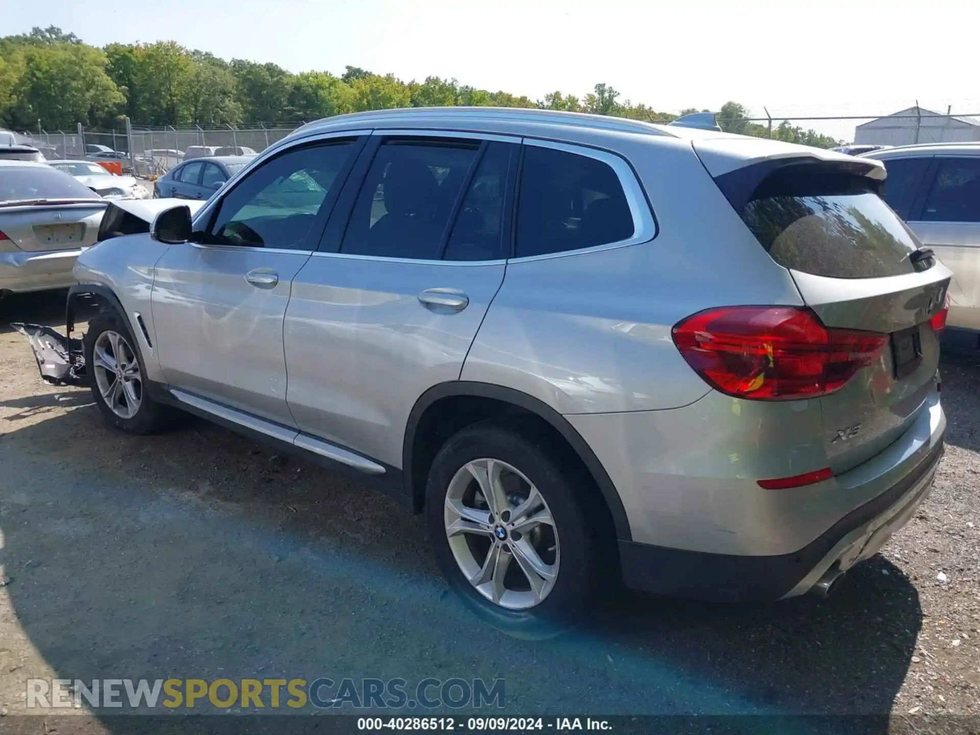 3 Photograph of a damaged car 5UXTR9C57KLD91262 BMW X3 2019