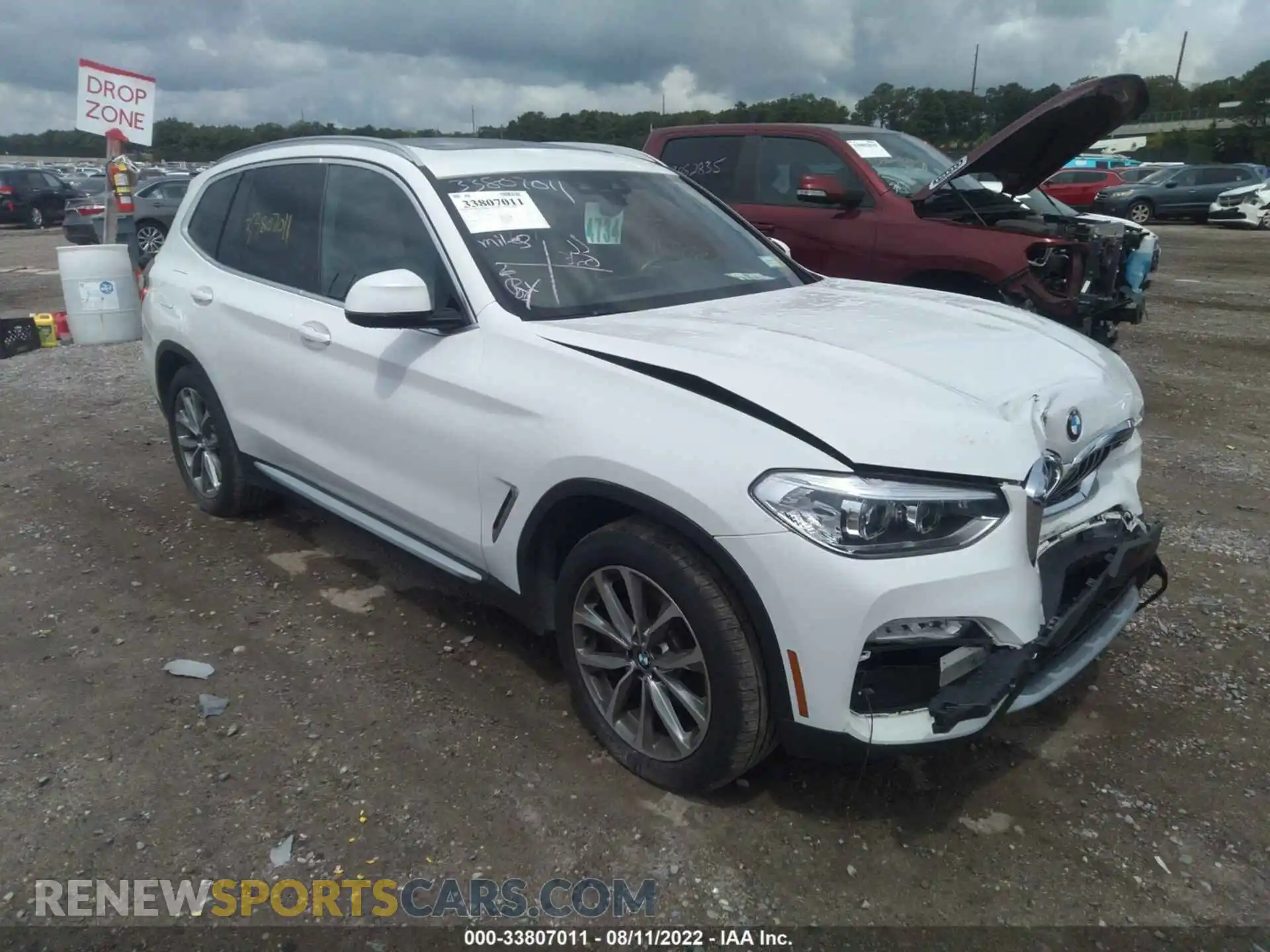 1 Photograph of a damaged car 5UXTR9C57KLE12854 BMW X3 2019