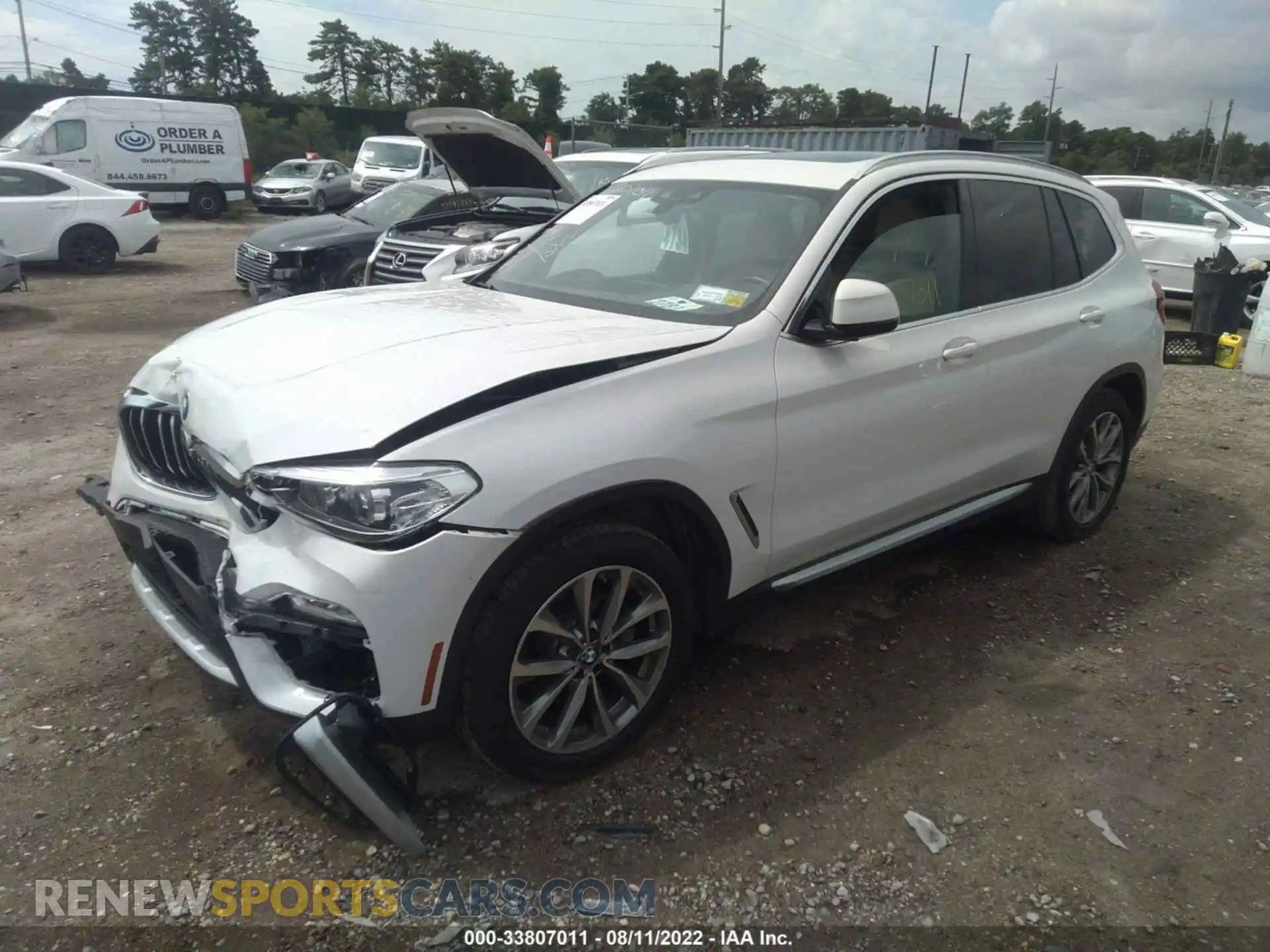 2 Photograph of a damaged car 5UXTR9C57KLE12854 BMW X3 2019
