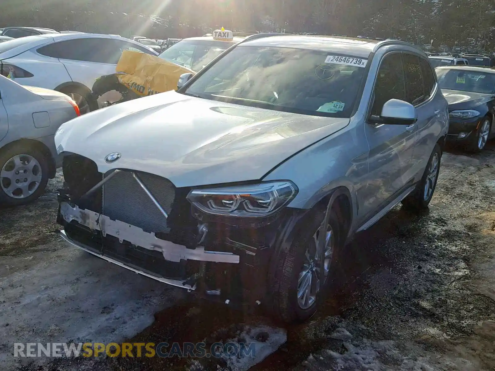 2 Photograph of a damaged car 5UXTR9C57KLE13745 BMW X3 2019