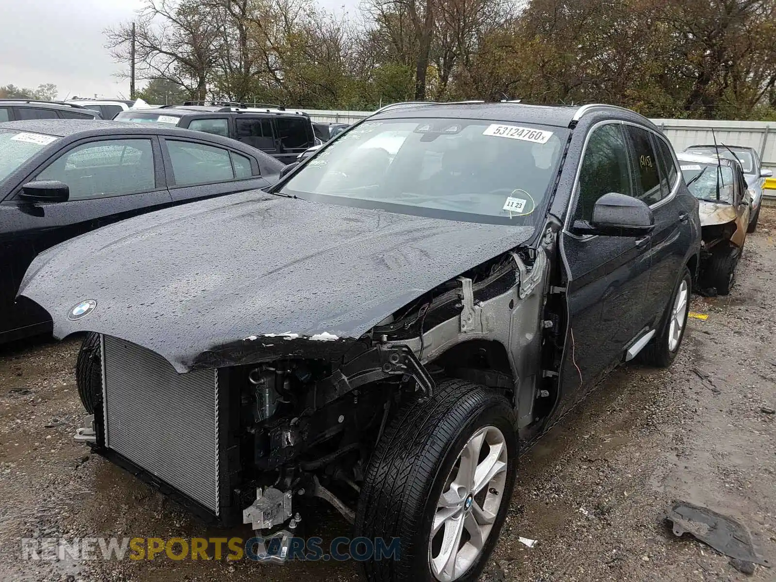 2 Photograph of a damaged car 5UXTR9C57KLE14684 BMW X3 2019