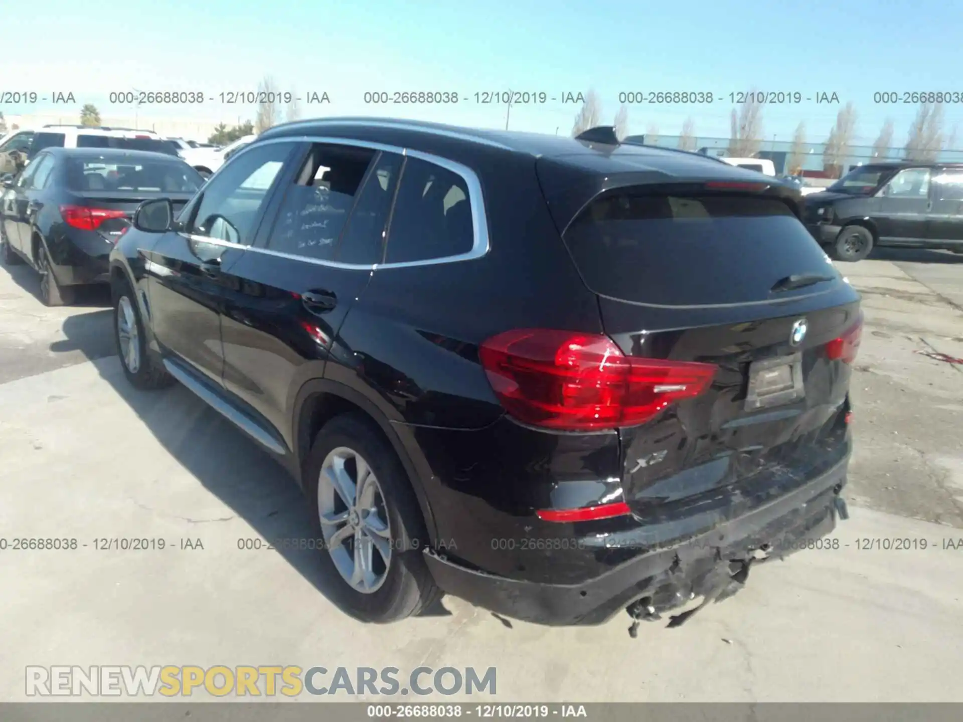 3 Photograph of a damaged car 5UXTR9C57KLE16788 BMW X3 2019