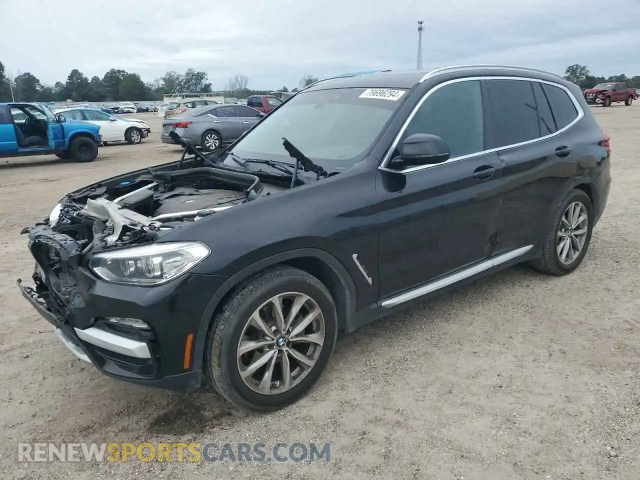 1 Photograph of a damaged car 5UXTR9C57KLE17004 BMW X3 2019