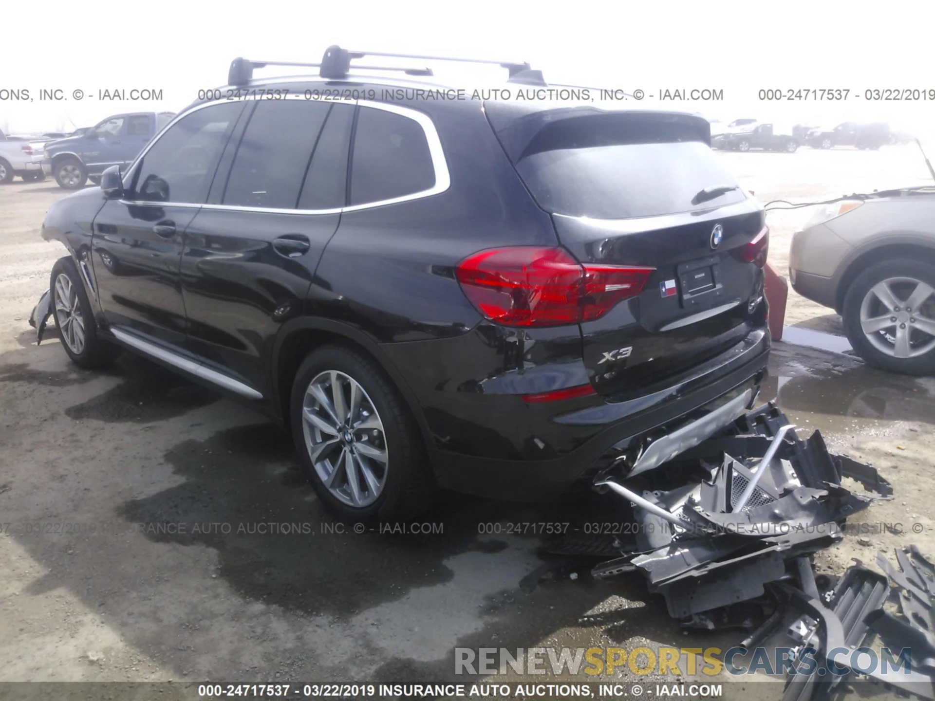 3 Photograph of a damaged car 5UXTR9C57KLE18492 BMW X3 2019