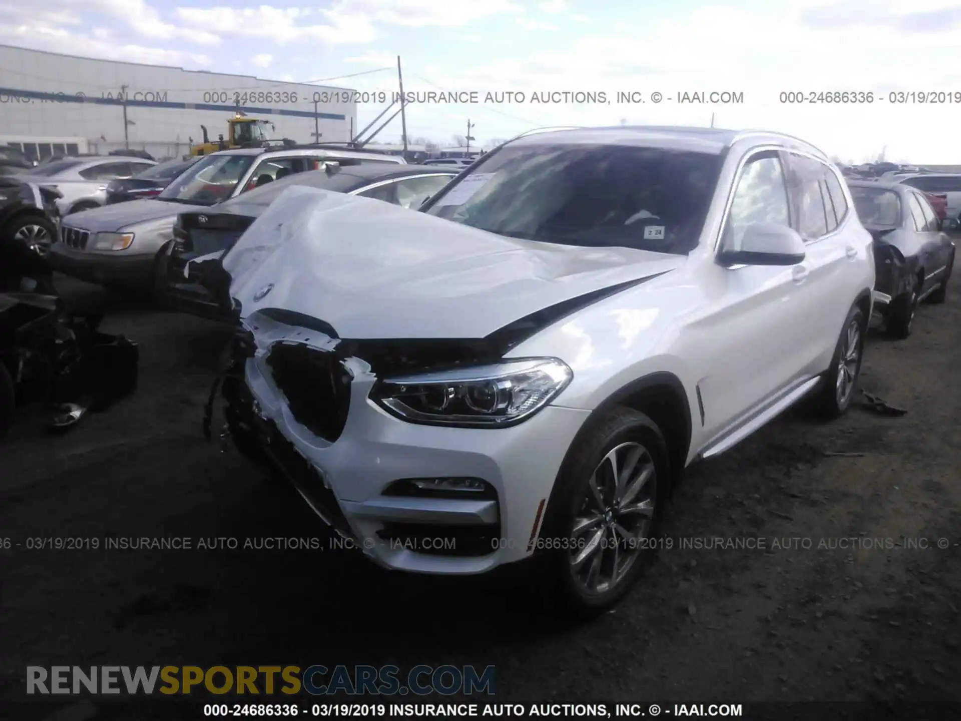 2 Photograph of a damaged car 5UXTR9C57KLE19853 BMW X3 2019