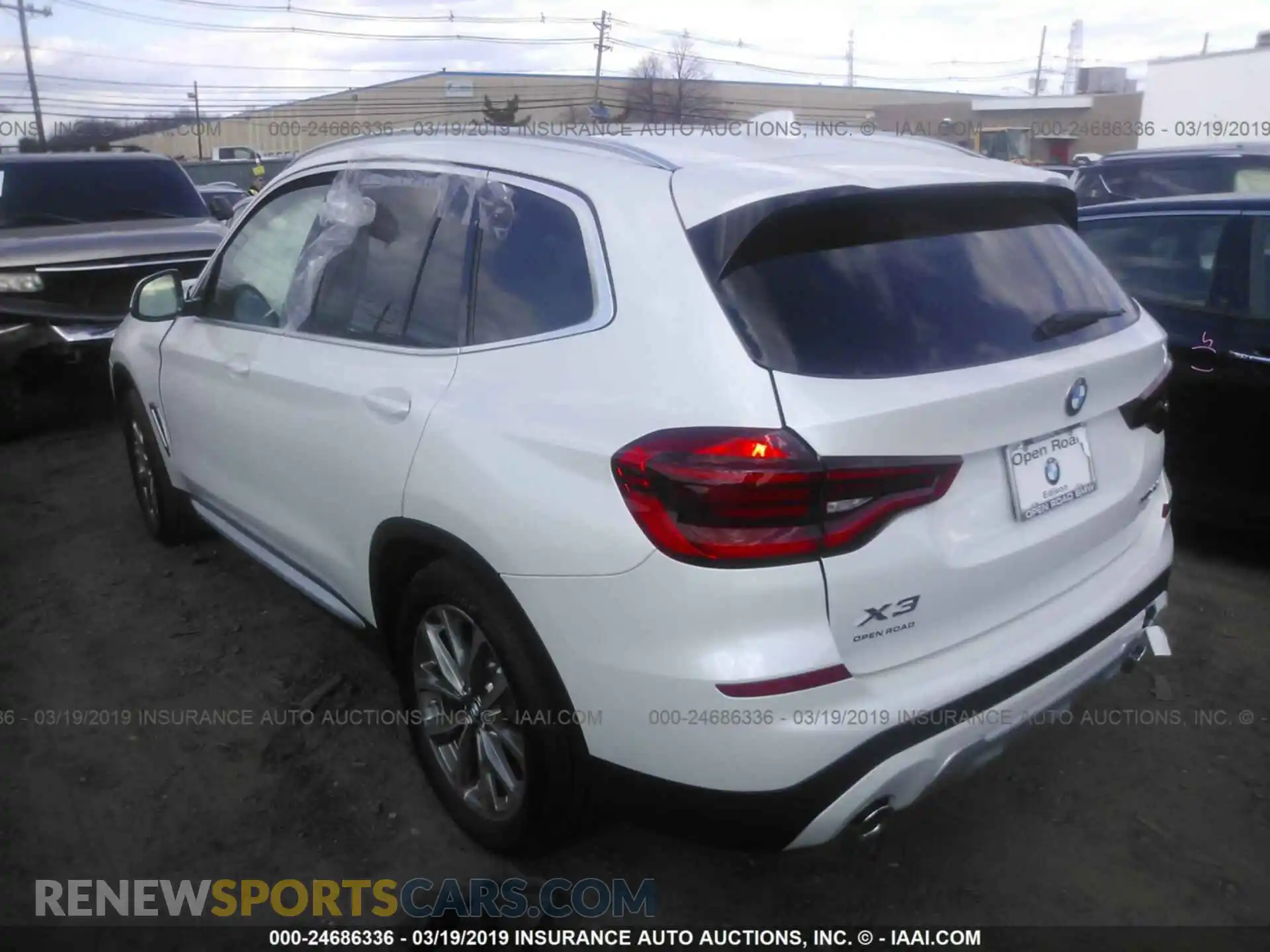 3 Photograph of a damaged car 5UXTR9C57KLE19853 BMW X3 2019