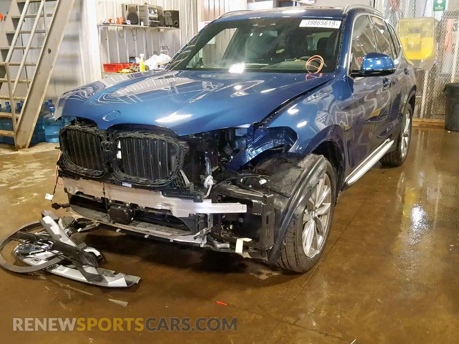 2 Photograph of a damaged car 5UXTR9C57KLE20453 BMW X3 2019