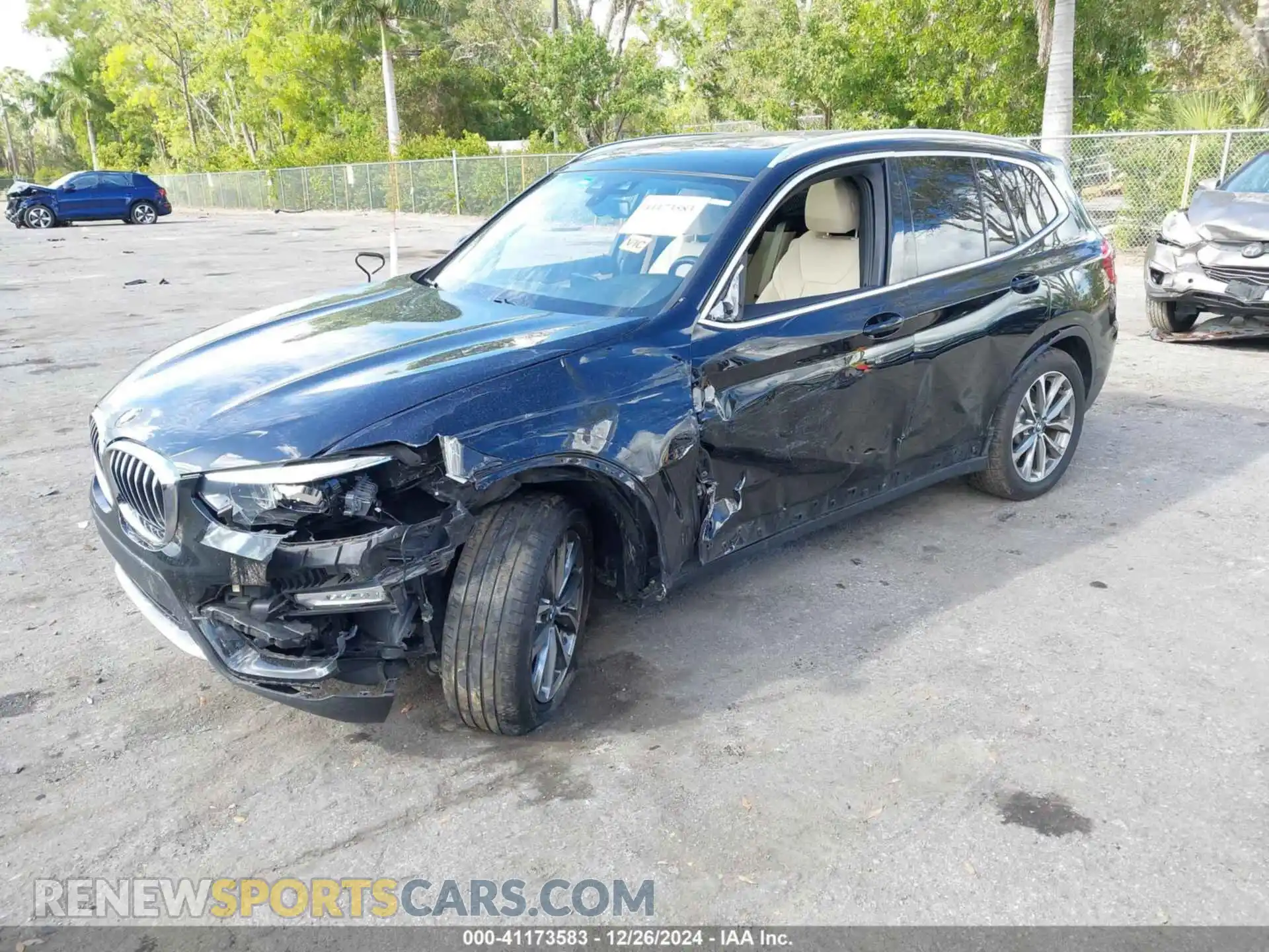 2 Photograph of a damaged car 5UXTR9C57KLP77113 BMW X3 2019