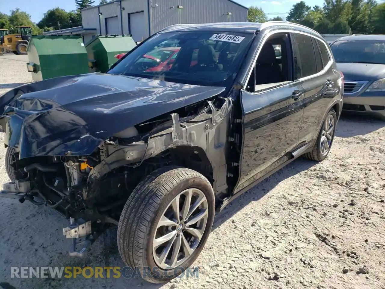 2 Photograph of a damaged car 5UXTR9C57KLP93215 BMW X3 2019