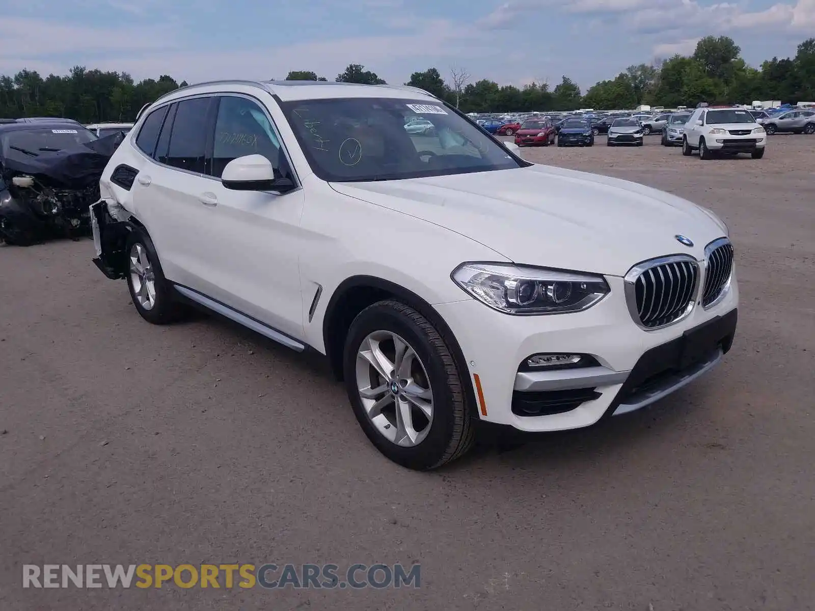 1 Photograph of a damaged car 5UXTR9C57KLR07827 BMW X3 2019