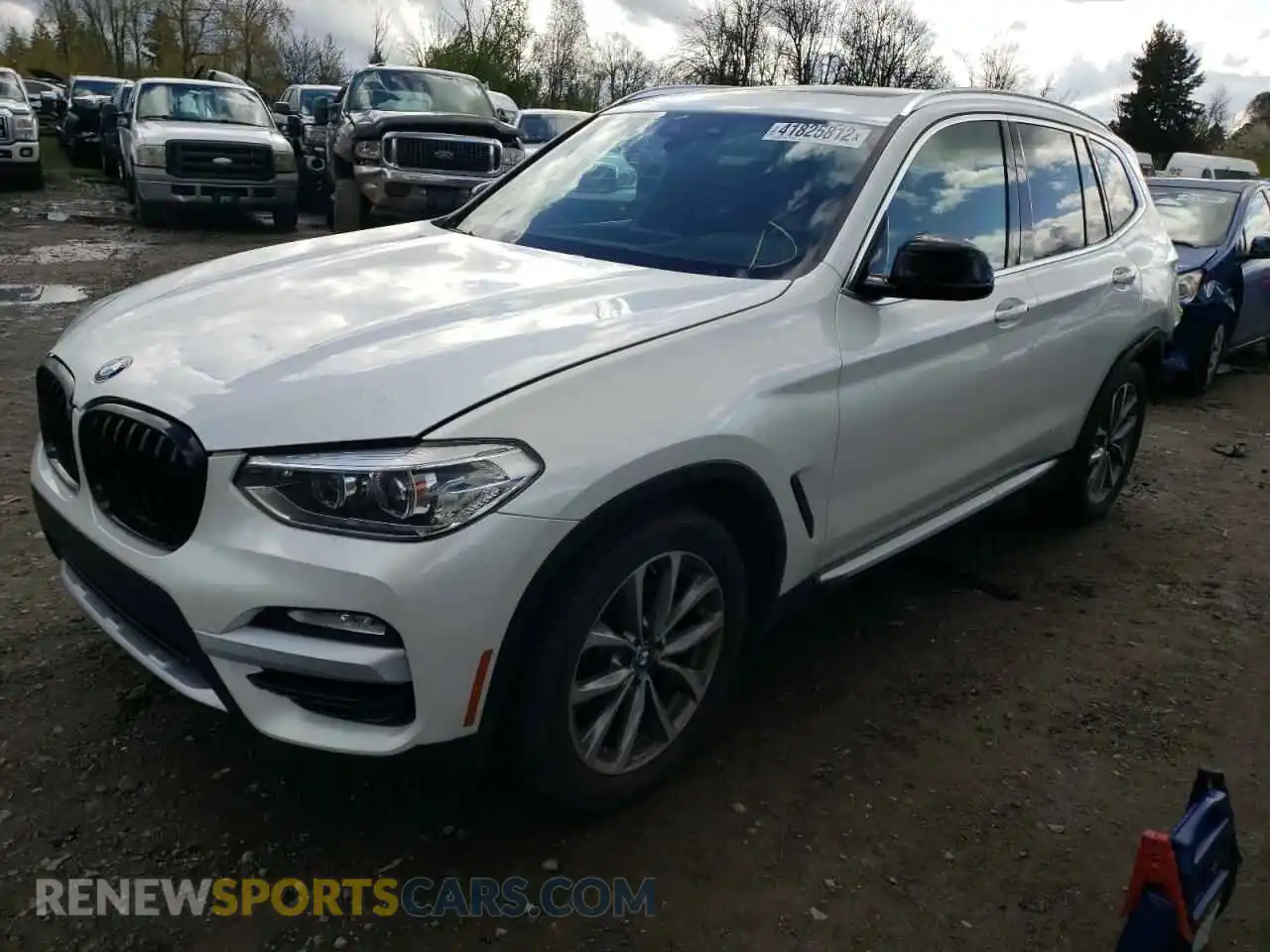 2 Photograph of a damaged car 5UXTR9C58KLE17299 BMW X3 2019