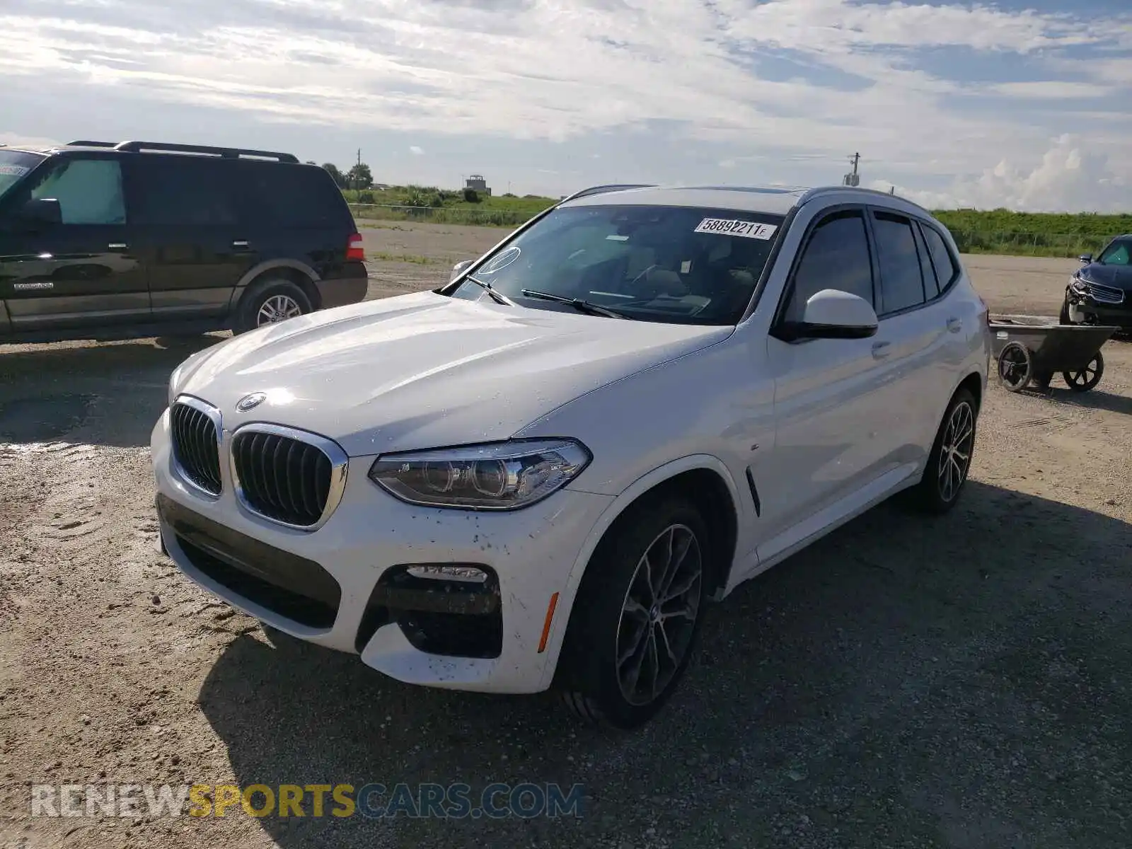 2 Photograph of a damaged car 5UXTR9C58KLE17352 BMW X3 2019