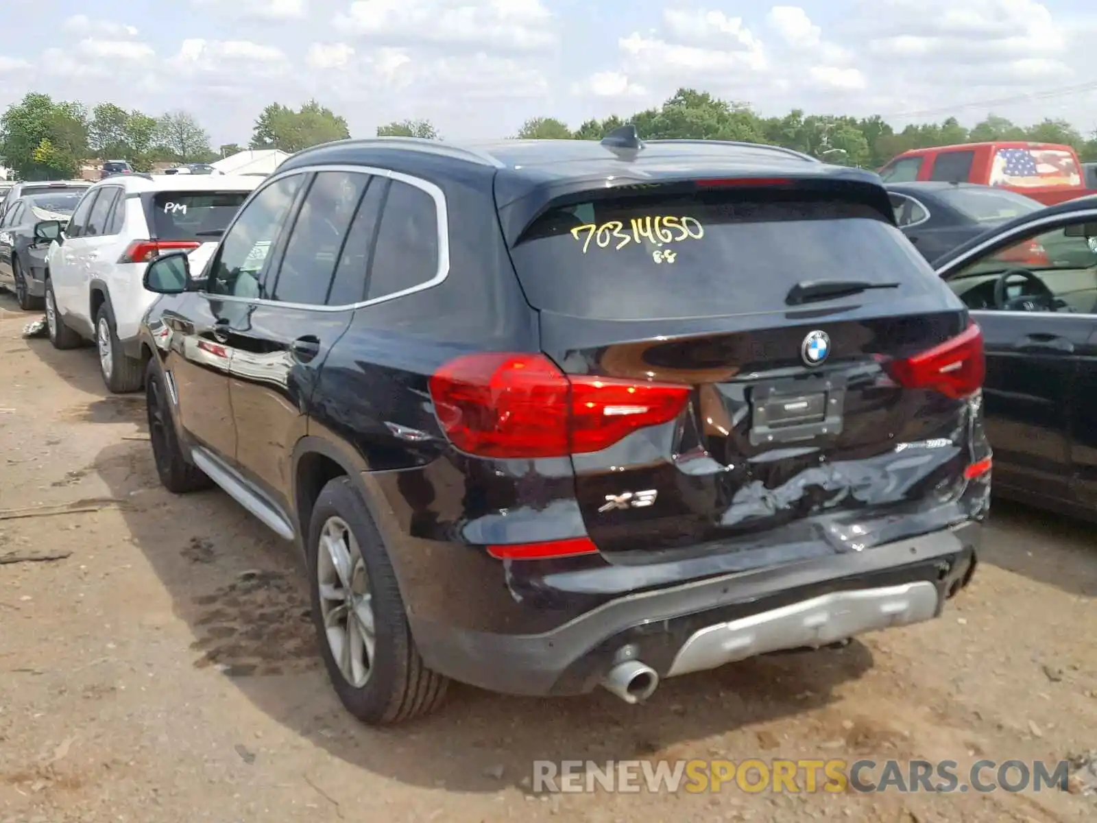 3 Photograph of a damaged car 5UXTR9C58KLE18274 BMW X3 2019