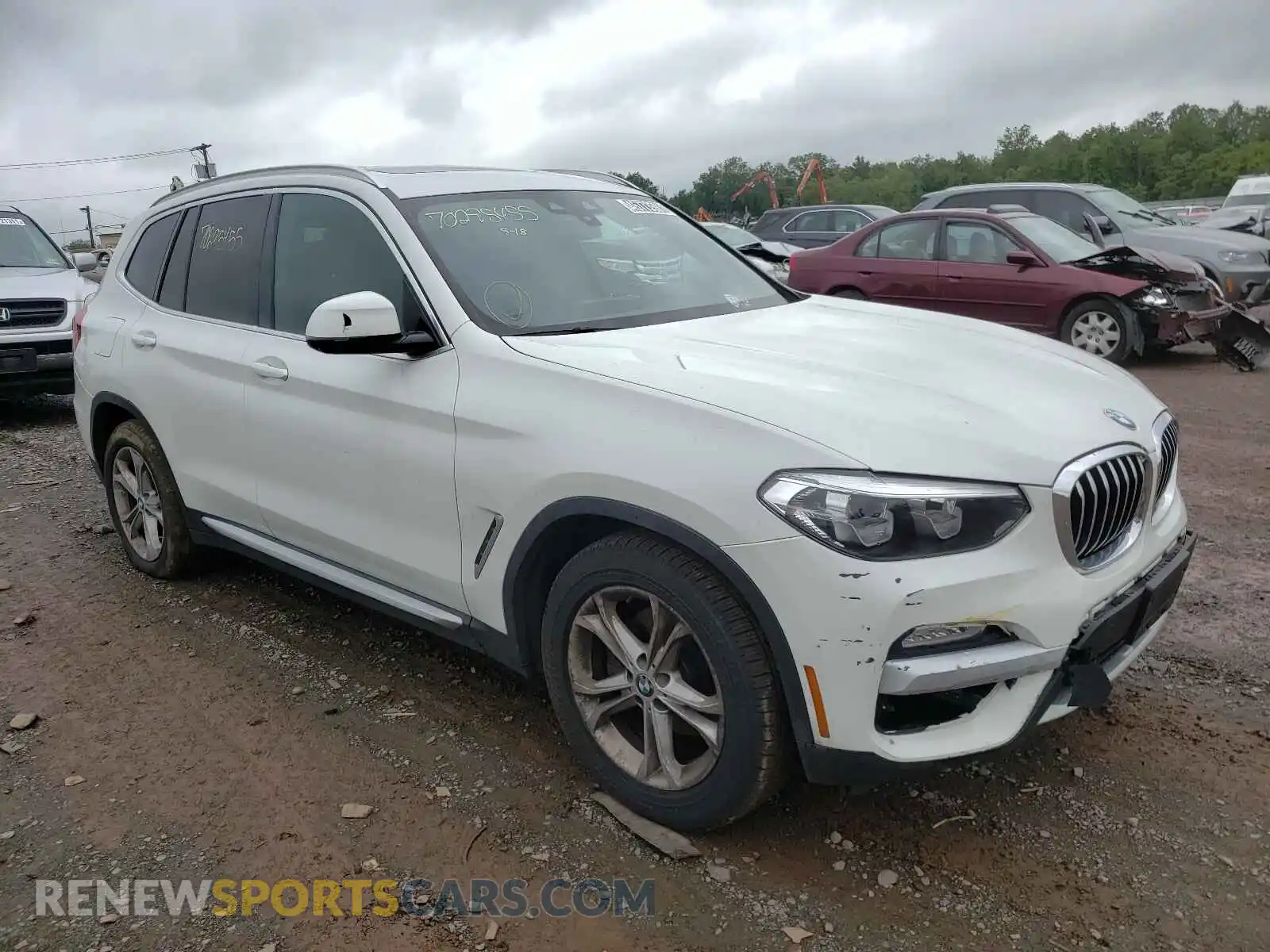 1 Photograph of a damaged car 5UXTR9C58KLE18663 BMW X3 2019