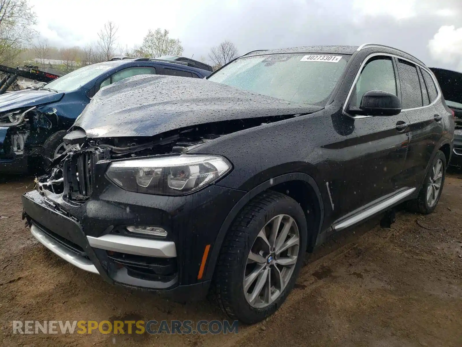 2 Photograph of a damaged car 5UXTR9C58KLE19571 BMW X3 2019