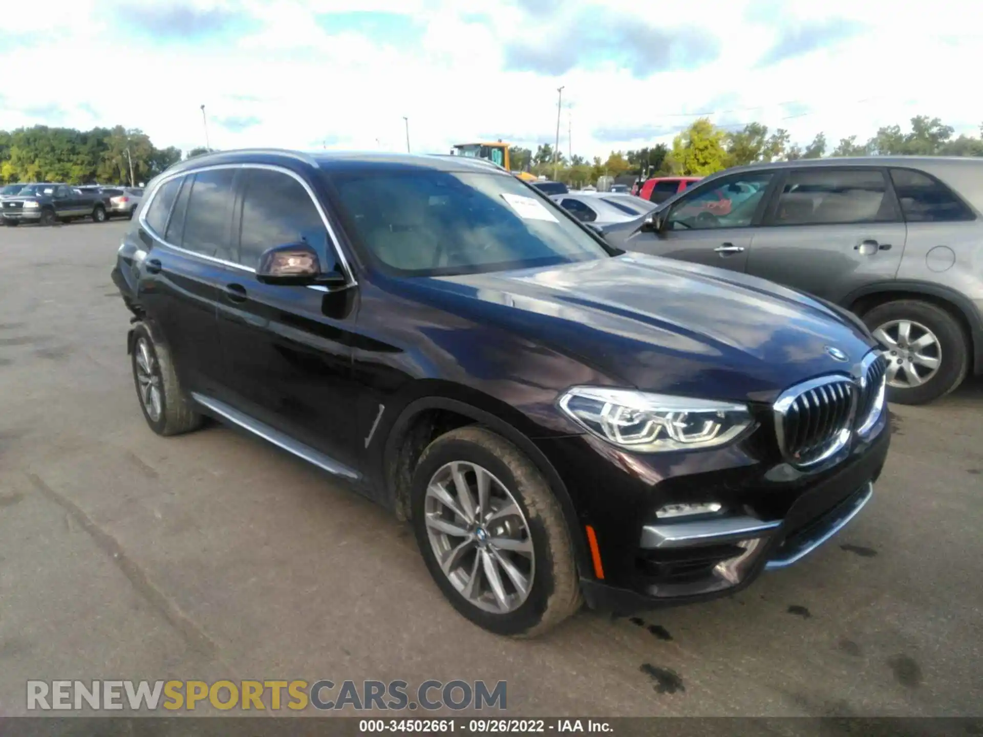 1 Photograph of a damaged car 5UXTR9C58KLP82496 BMW X3 2019