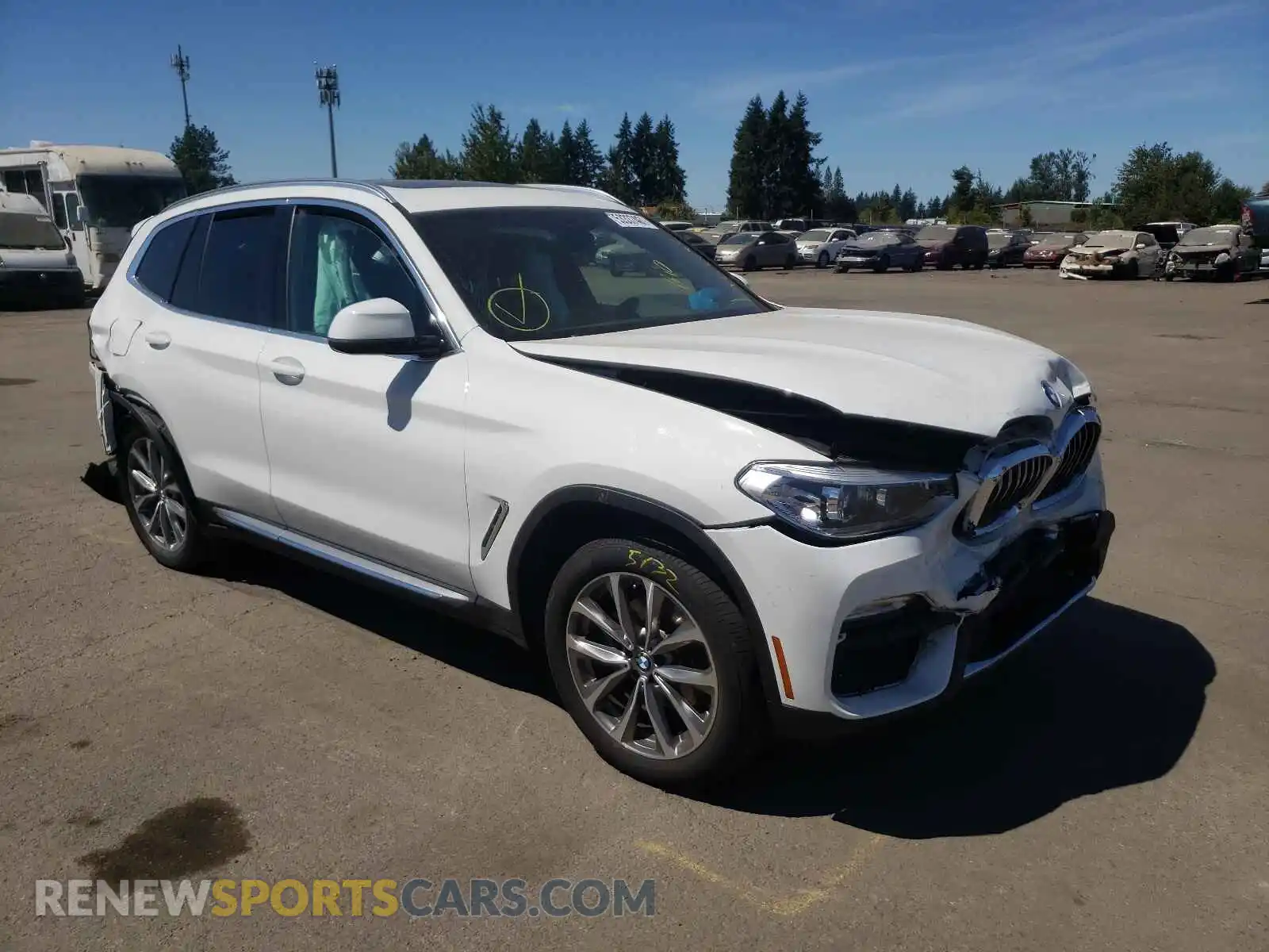 1 fotografías del automóvil dañado 5UXTR9C58KLP88878 BMW X3 2019