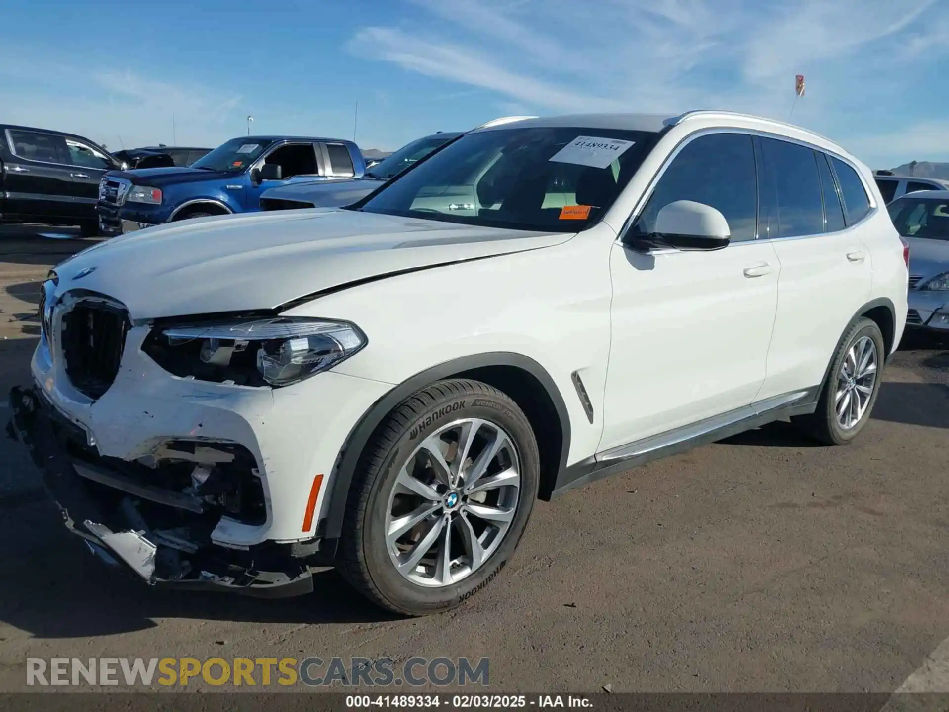 2 Photograph of a damaged car 5UXTR9C58KLP92008 BMW X3 2019
