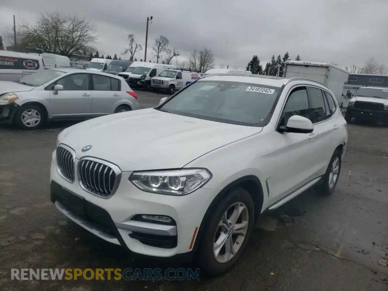 2 Photograph of a damaged car 5UXTR9C58KLP97385 BMW X3 2019
