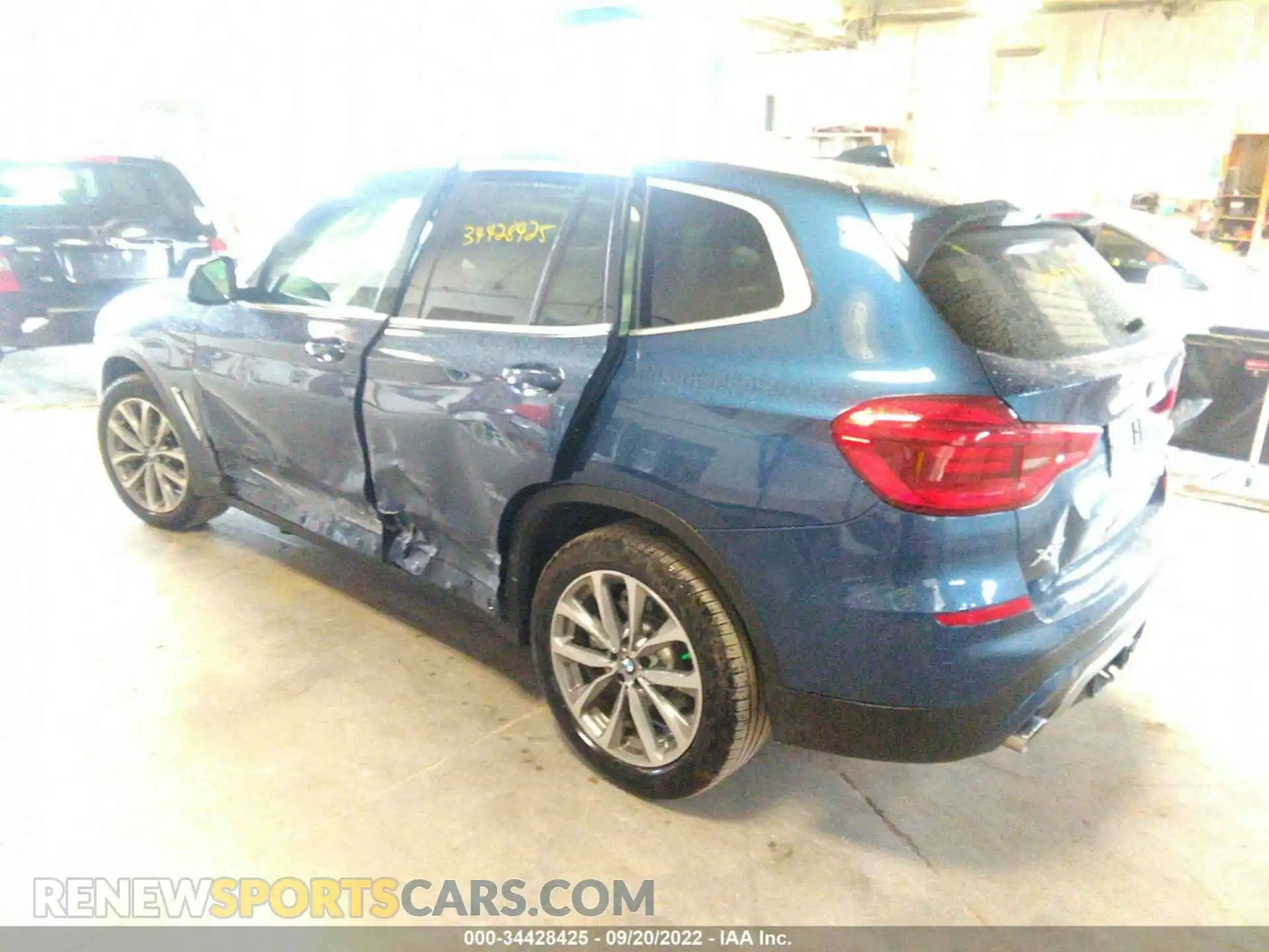 3 Photograph of a damaged car 5UXTR9C59KLD92235 BMW X3 2019