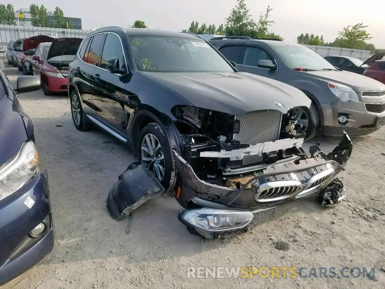 1 Photograph of a damaged car 5UXTR9C59KLD96205 BMW X3 2019