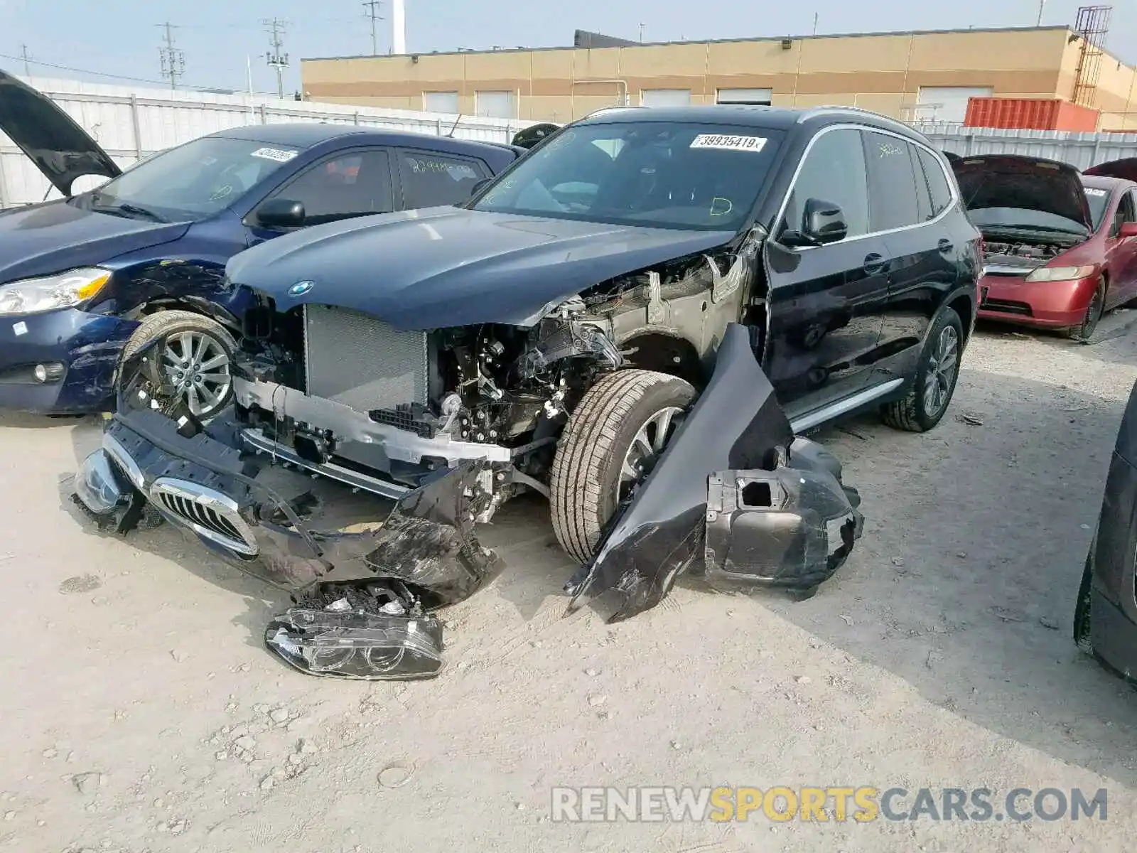 2 Photograph of a damaged car 5UXTR9C59KLD96205 BMW X3 2019