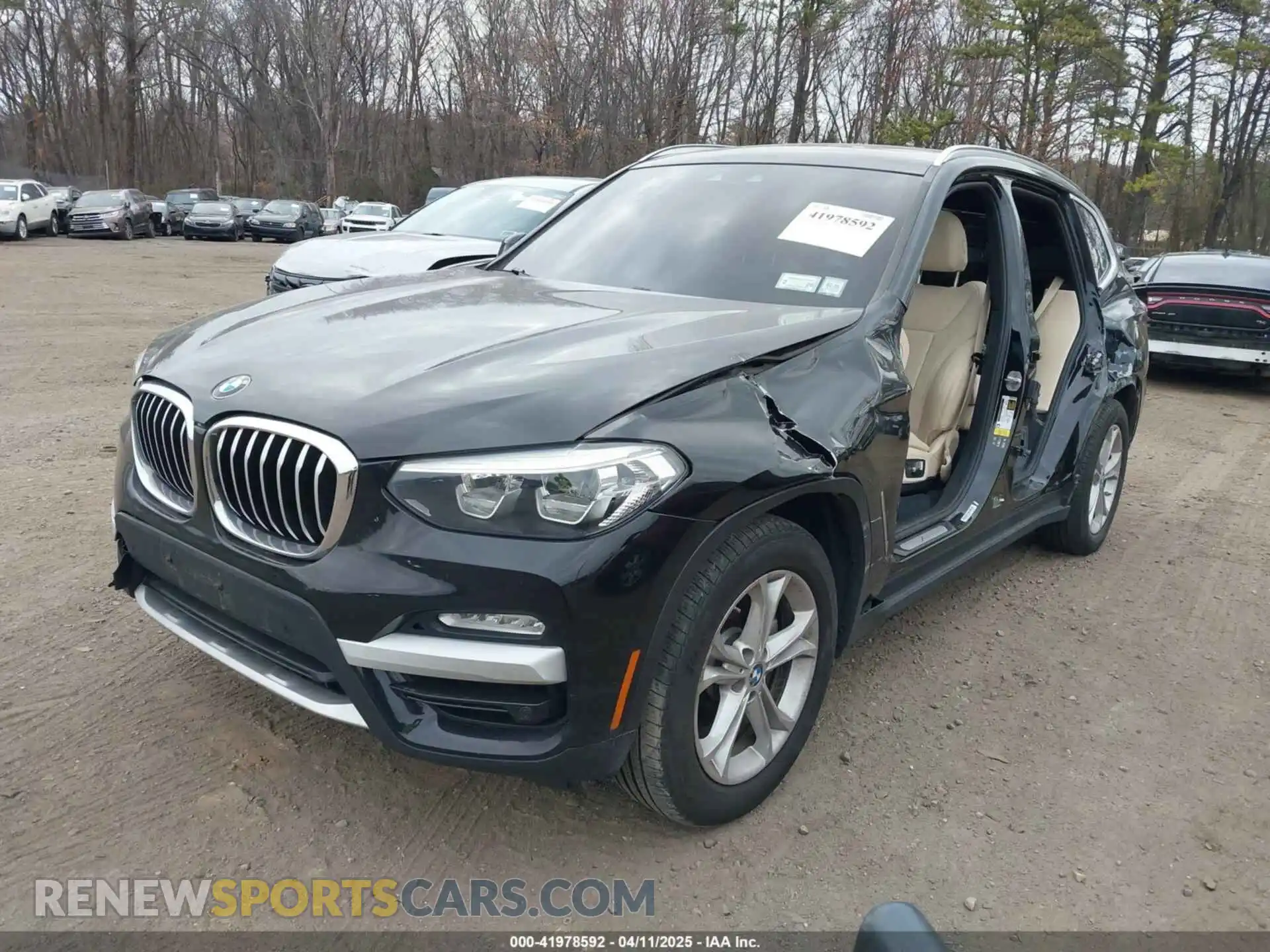2 fotografías del automóvil dañado 5UXTR9C59KLE12418 BMW X3 2019