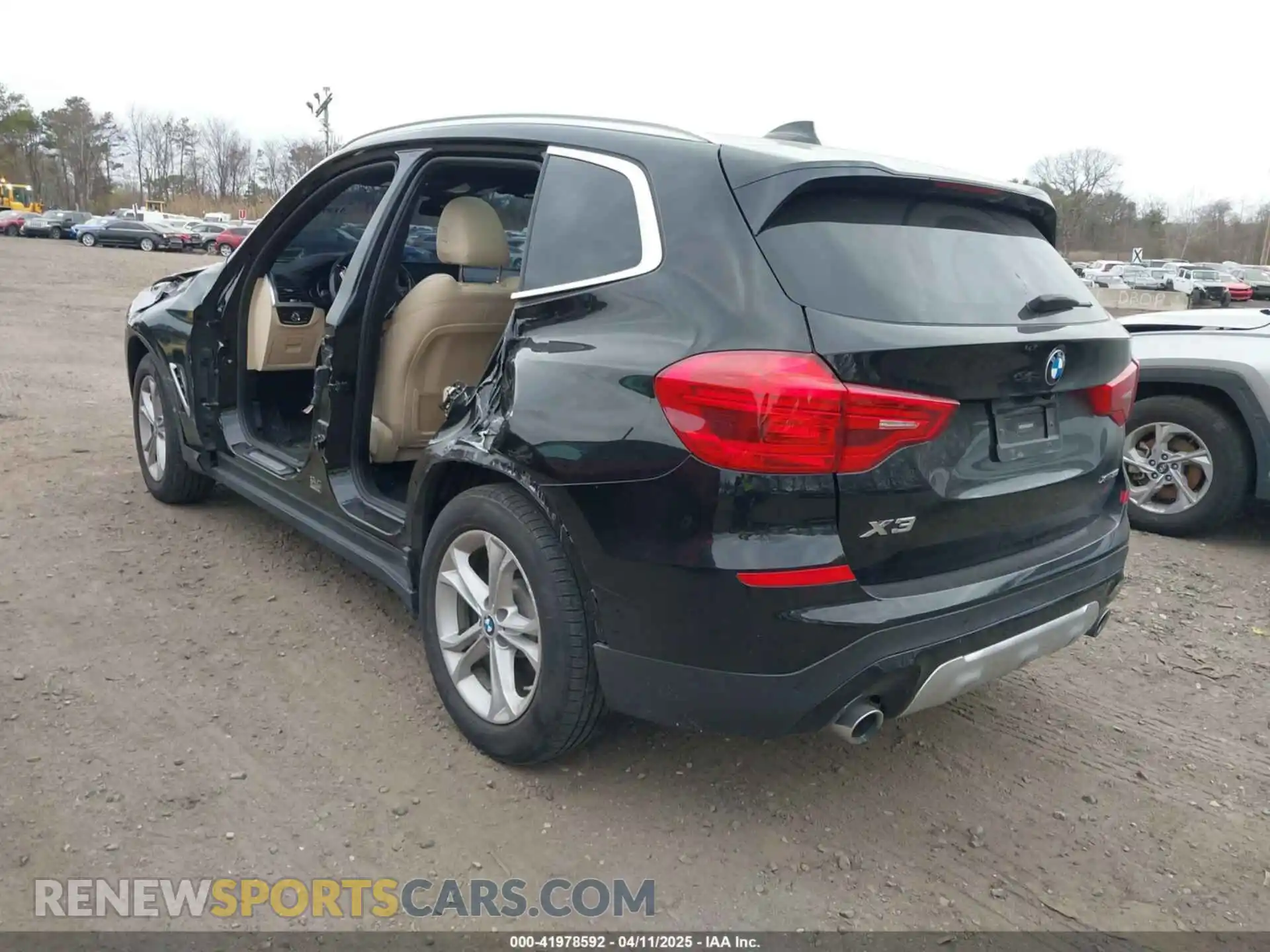 3 fotografías del automóvil dañado 5UXTR9C59KLE12418 BMW X3 2019