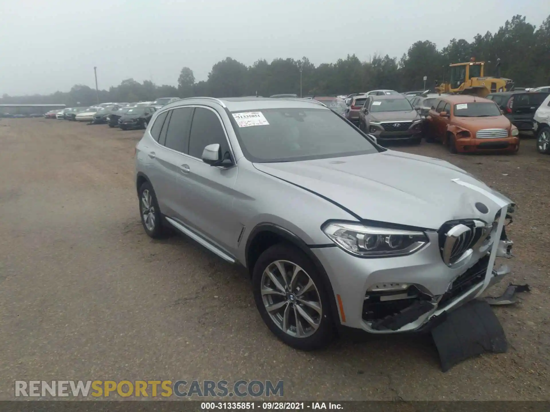1 Photograph of a damaged car 5UXTR9C59KLE17604 BMW X3 2019