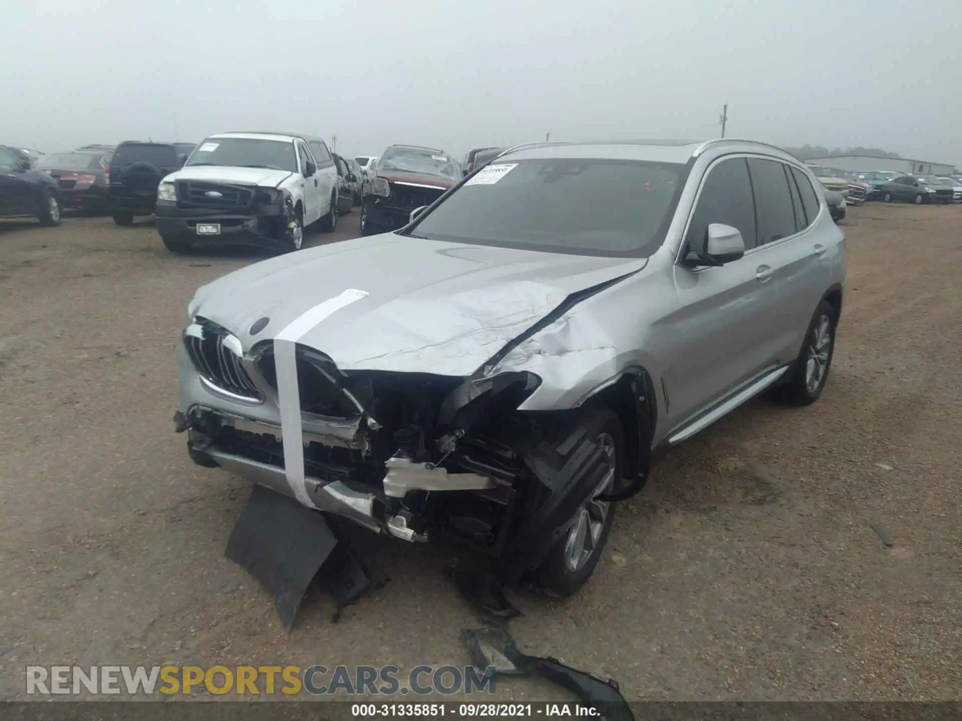 2 Photograph of a damaged car 5UXTR9C59KLE17604 BMW X3 2019