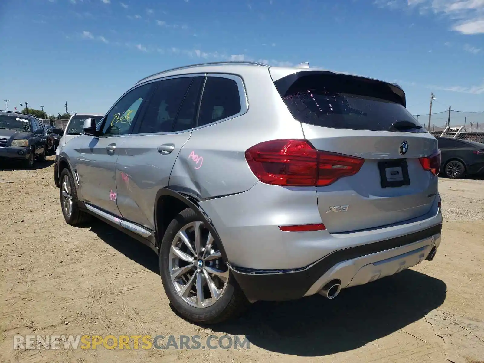 3 fotografías del automóvil dañado 5UXTR9C59KLE20096 BMW X3 2019