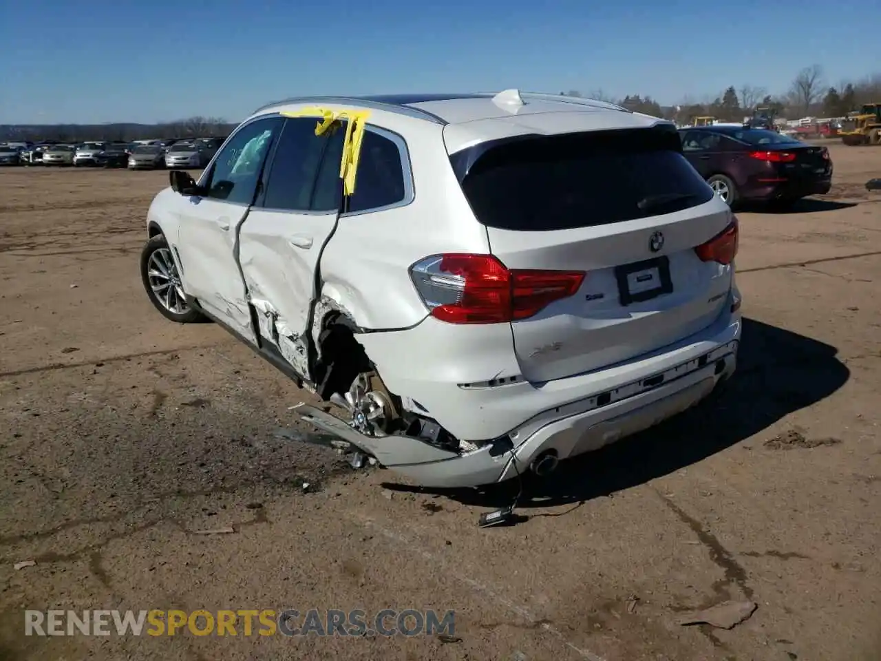 3 Photograph of a damaged car 5UXTR9C59KLP87822 BMW X3 2019