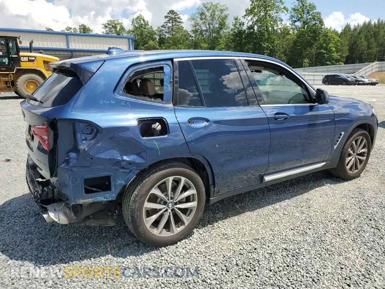 3 fotografías del automóvil dañado 5UXTR9C59KLR04797 BMW X3 2019