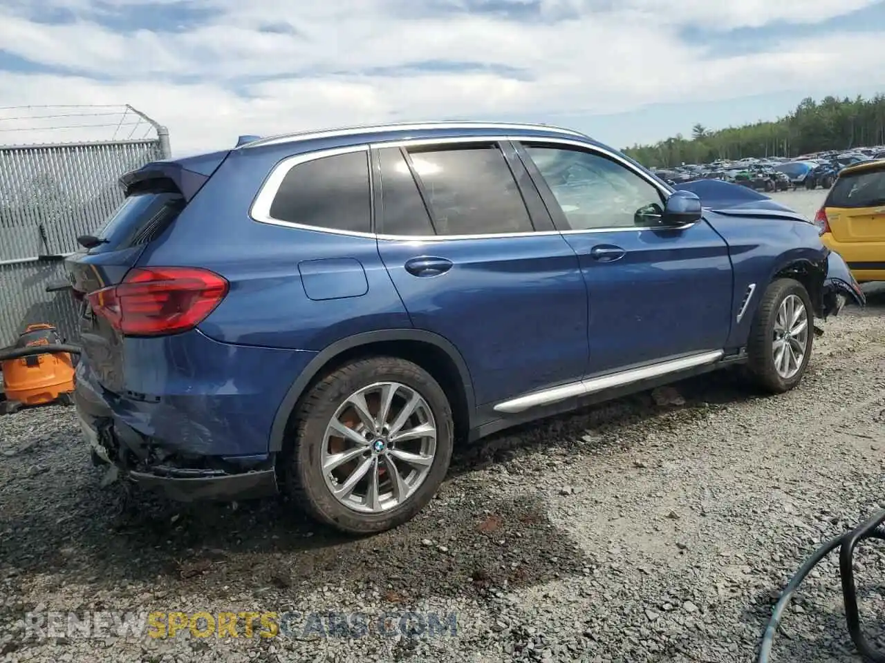 3 fotografías del automóvil dañado 5UXTR9C5XKLD93135 BMW X3 2019