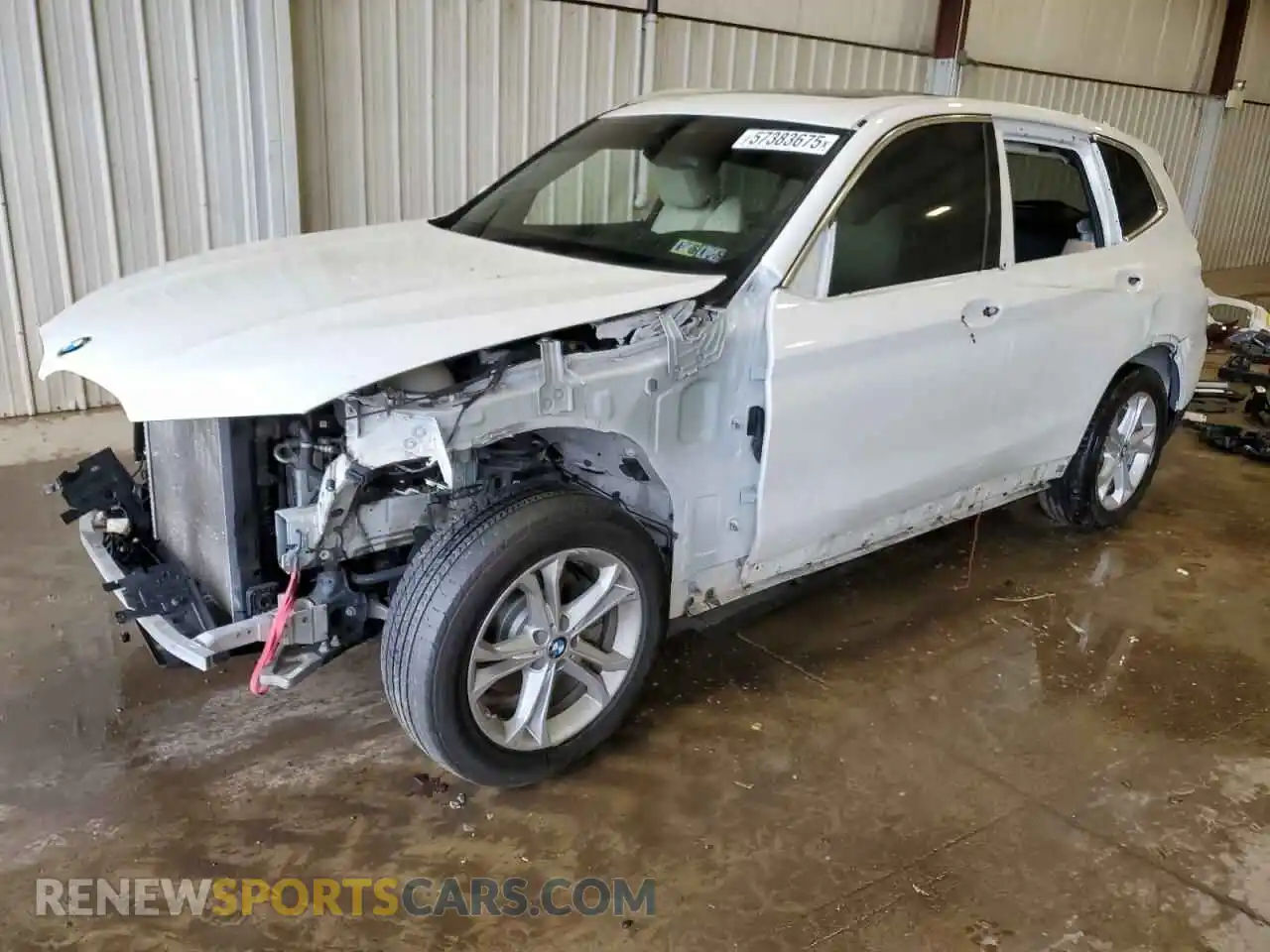 1 Photograph of a damaged car 5UXTR9C5XKLD93622 BMW X3 2019