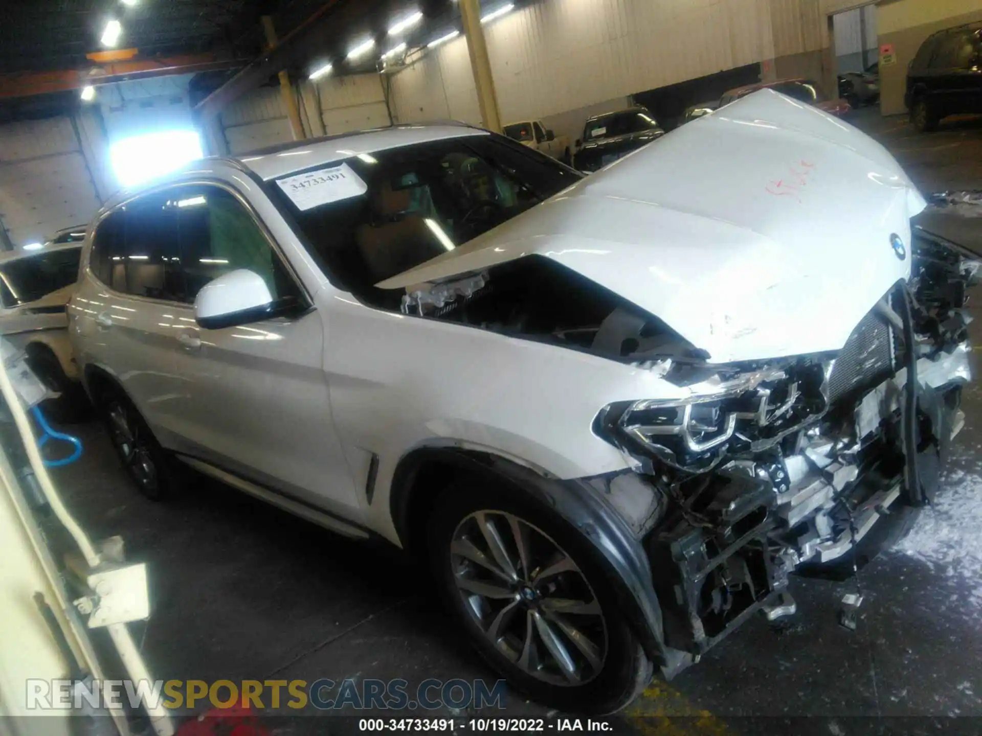 1 Photograph of a damaged car 5UXTR9C5XKLD94513 BMW X3 2019