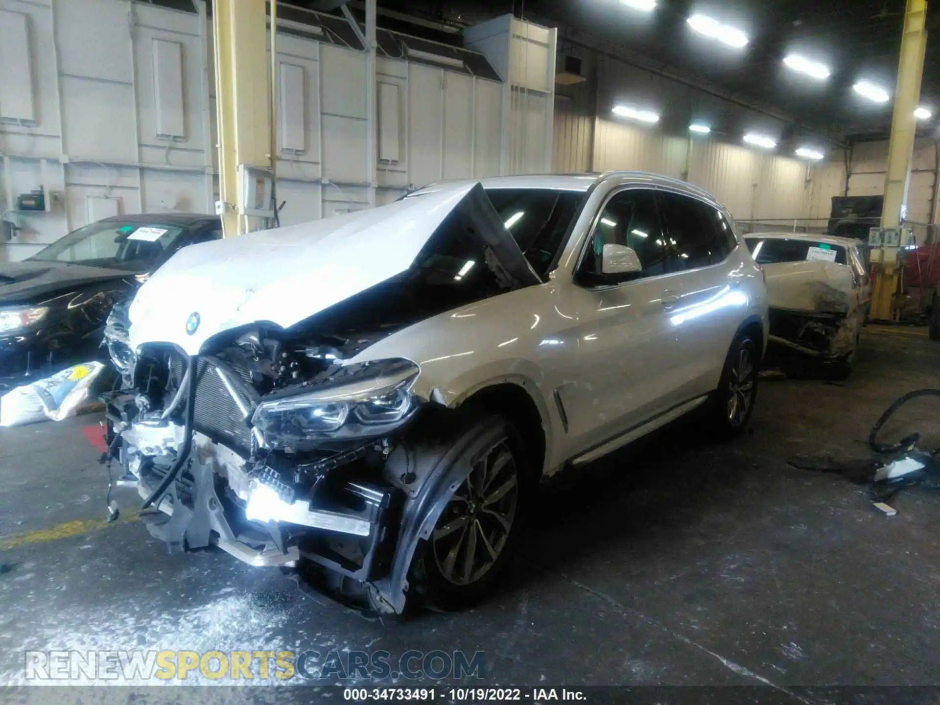 2 Photograph of a damaged car 5UXTR9C5XKLD94513 BMW X3 2019