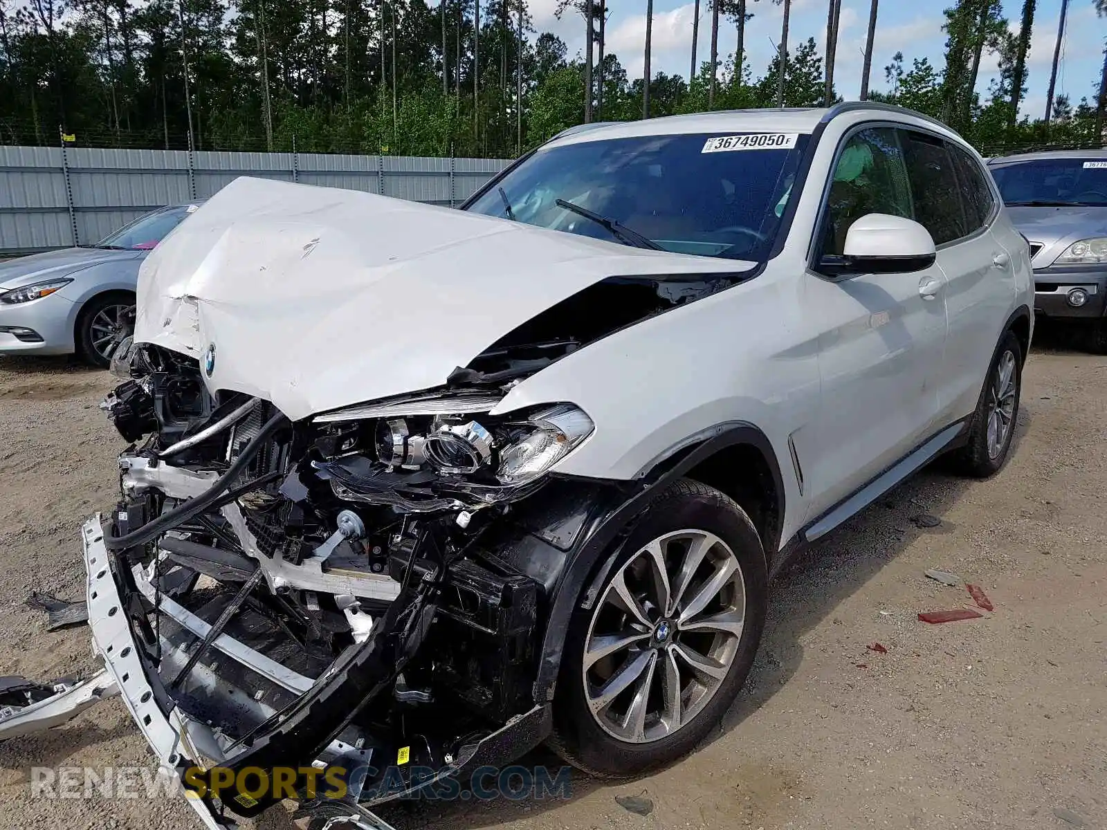 2 Photograph of a damaged car 5UXTR9C5XKLE12556 BMW X3 2019