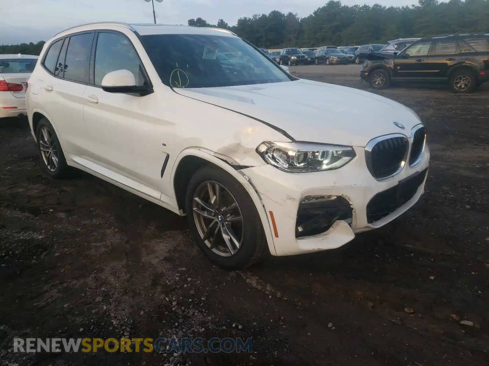 1 Photograph of a damaged car 5UXTR9C5XKLE15571 BMW X3 2019