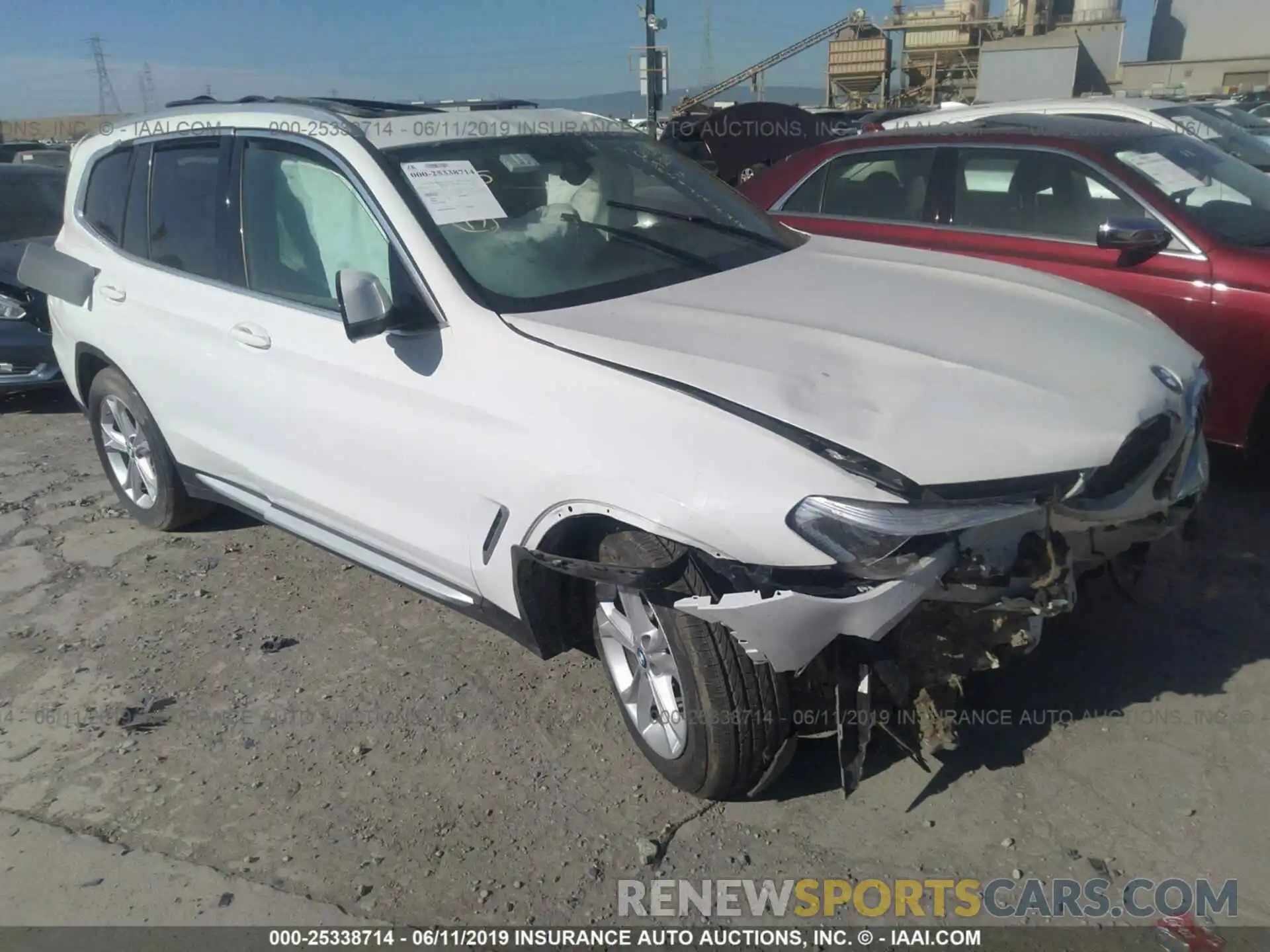 1 Photograph of a damaged car 5UXTR9C5XKLE16980 BMW X3 2019