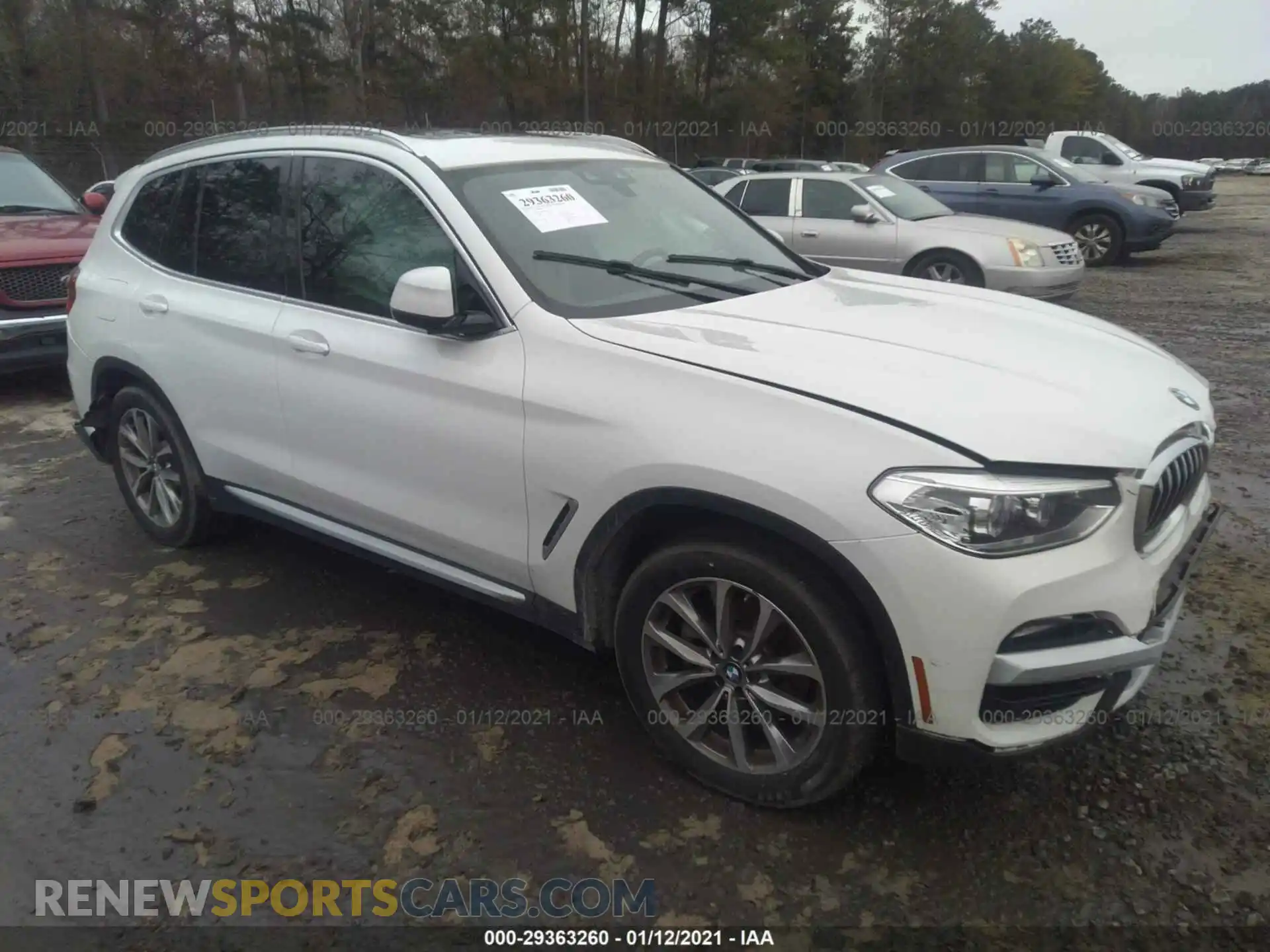 1 Photograph of a damaged car 5UXTR9C5XKLE17188 BMW X3 2019