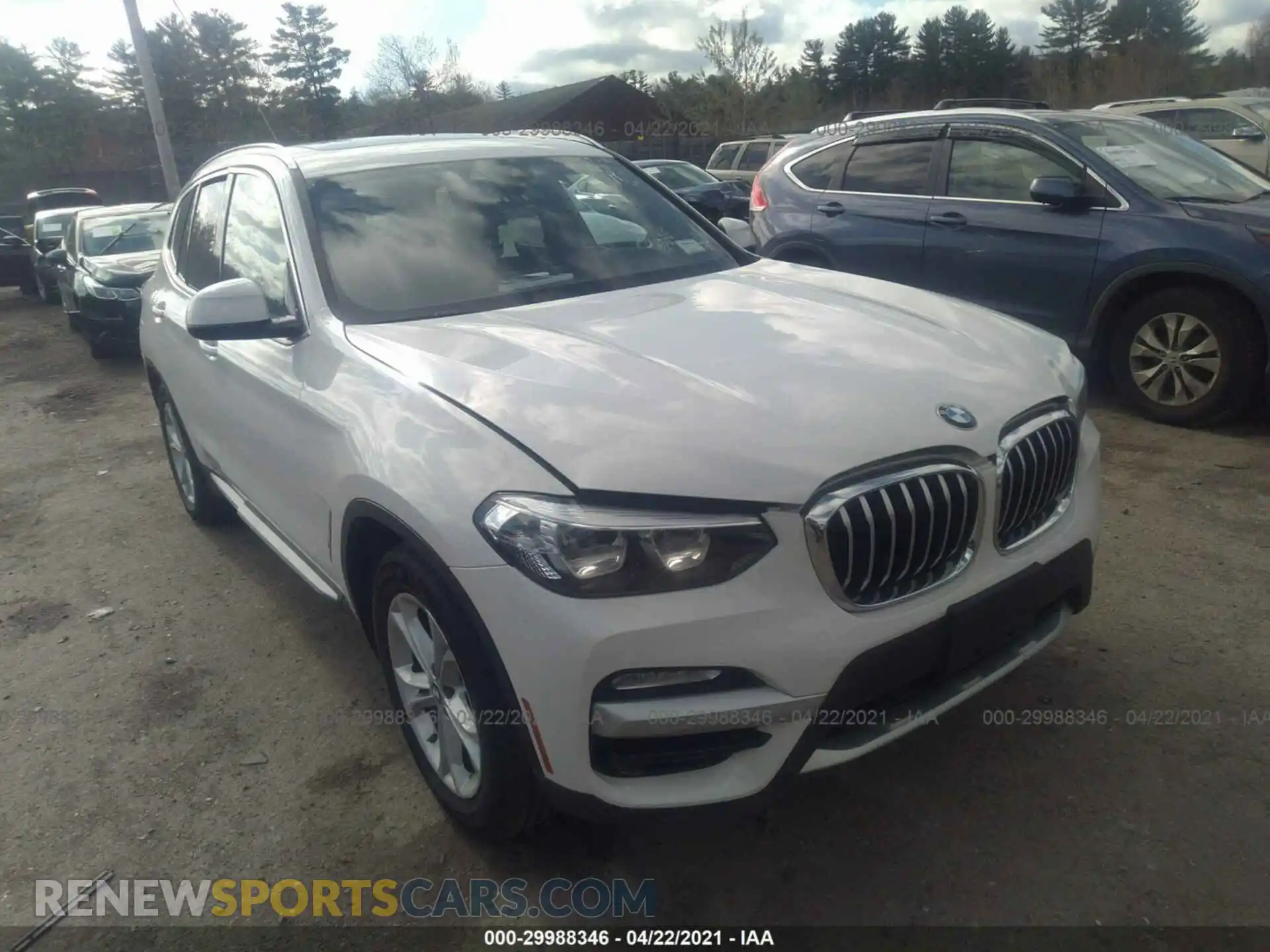 1 Photograph of a damaged car 5UXTR9C5XKLE18602 BMW X3 2019