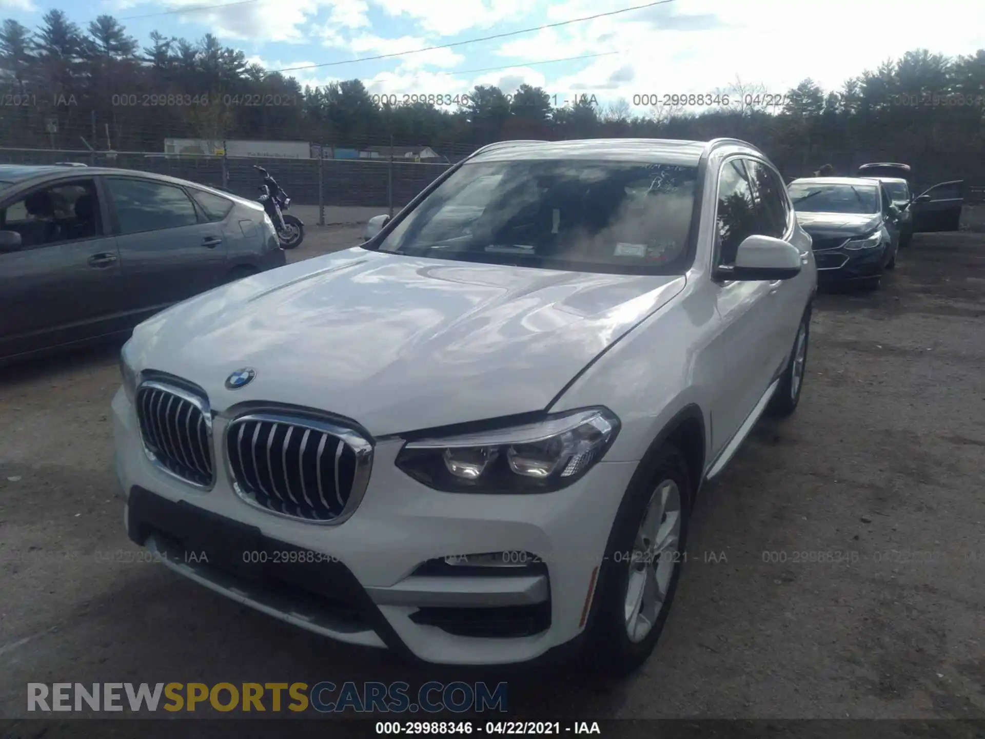 2 Photograph of a damaged car 5UXTR9C5XKLE18602 BMW X3 2019