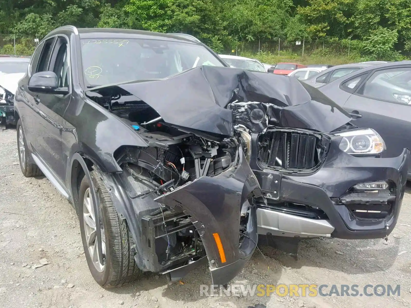 1 Photograph of a damaged car 5UXTR9C5XKLE21628 BMW X3 2019