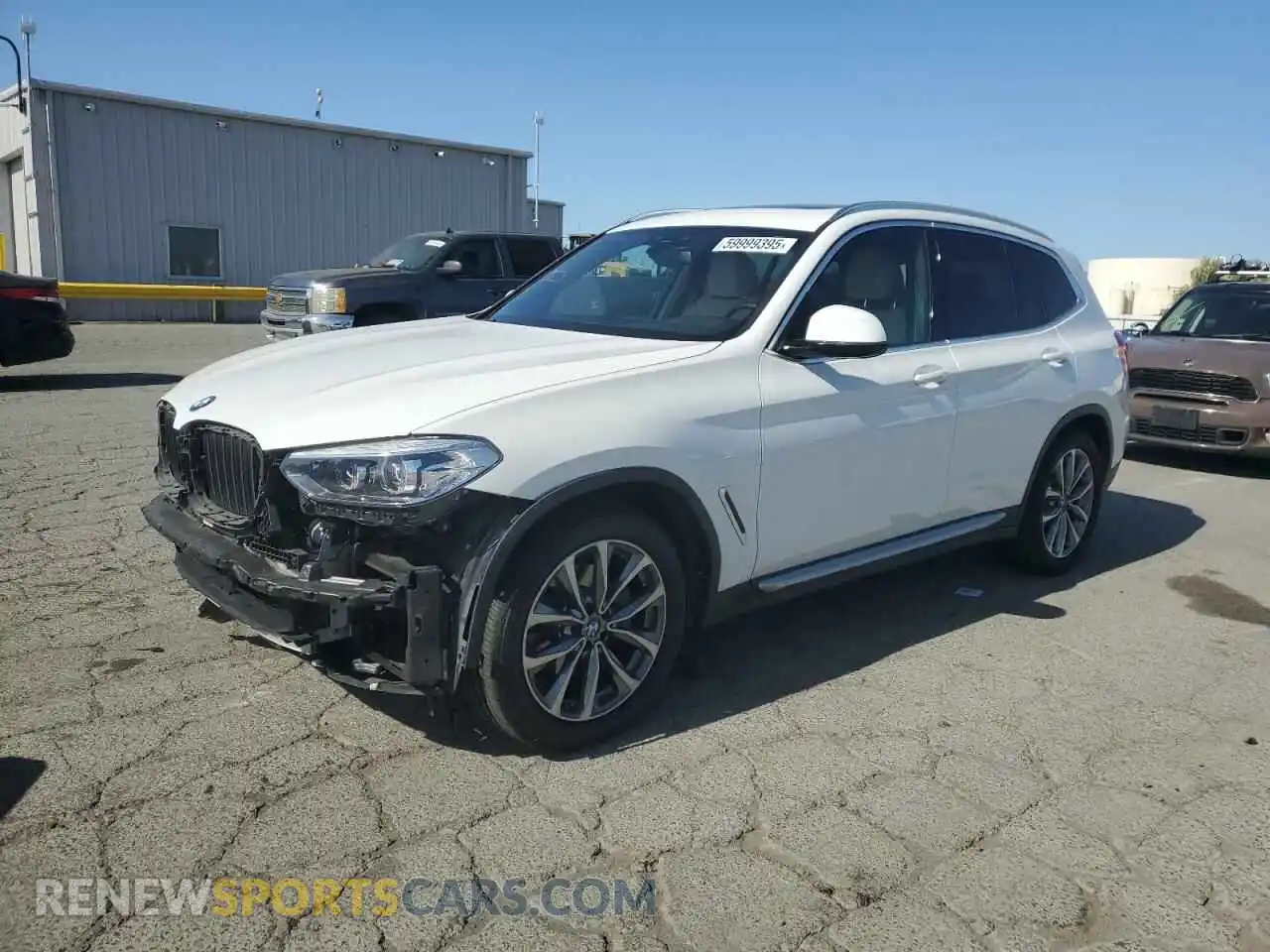 1 Photograph of a damaged car 5UXTR9C5XKLP84315 BMW X3 2019